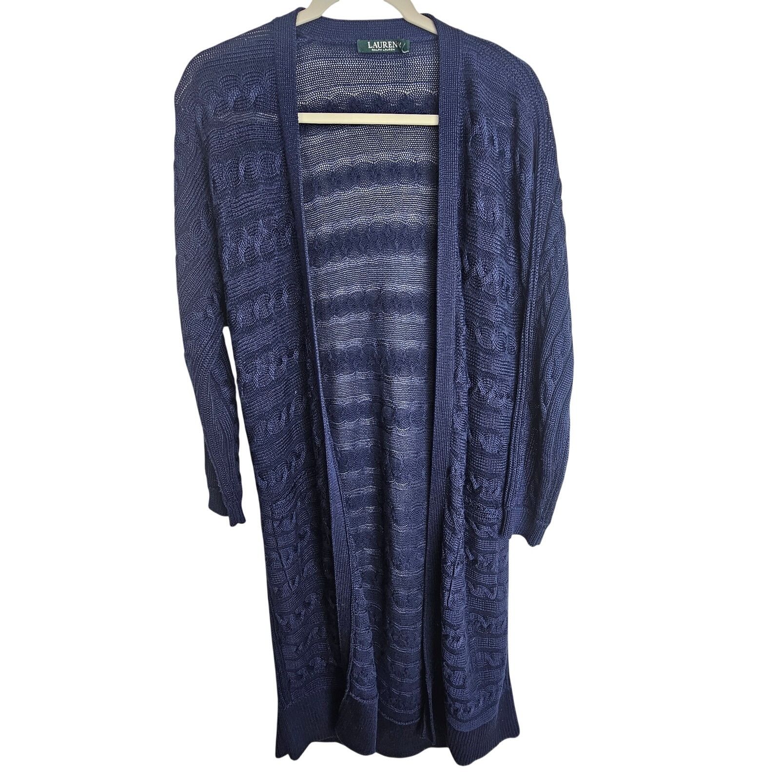 Lauren Ralph Lauren Lauren Ralph Lauren Women Cable Knit Cardigan Sweater S Open Size S / US 4 / IT 40 - 1 Thumbnail