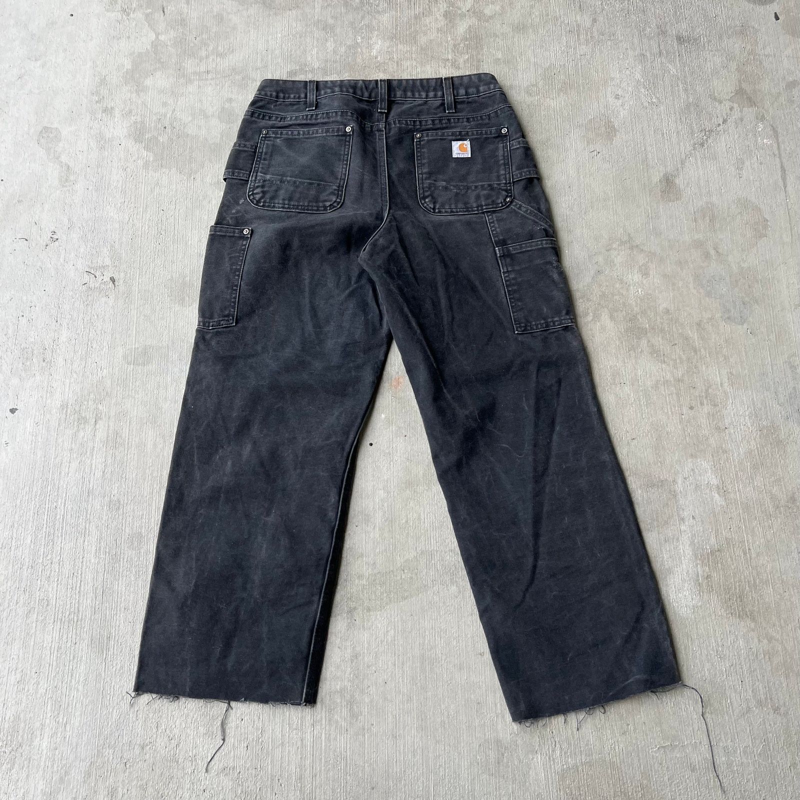 Carhartt × Vintage Carhartt black WOMENS double knee work wear carpenter pants Size US 32 / EU 48 - 5 Thumbnail