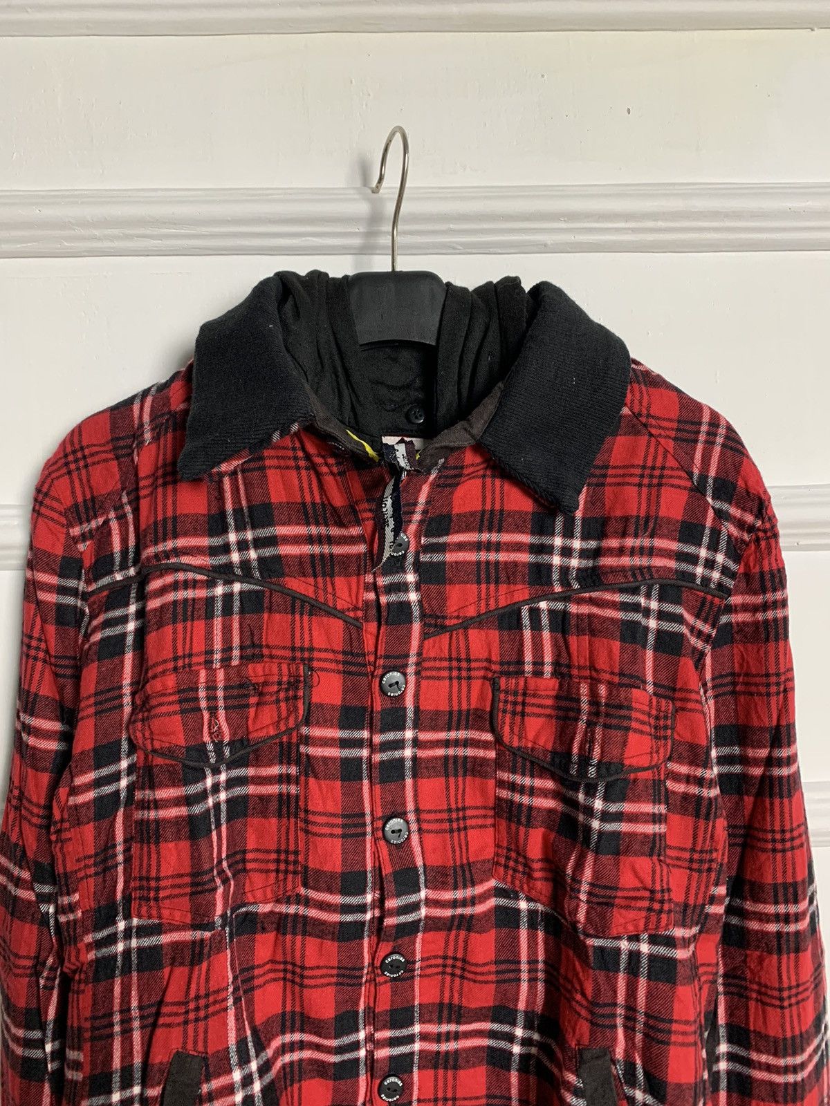 If Six Was Nine × Japanese Brand × Le Grande Bleu (L.G.B.) cero nias flannel zipper hoodie button ups shirt Size US M / EU 48-50 / 2 - 4 Thumbnail