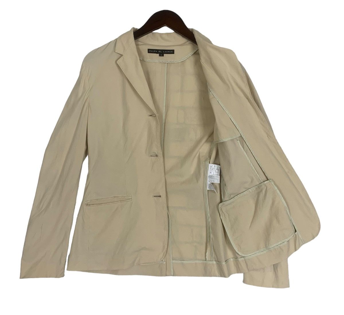 Designer × Polo Ralph Lauren Vintage Polo Ralph Lauren RL Designer Luxury Blazer Size XS / US 0-2 / IT 36-38 - 7 Thumbnail