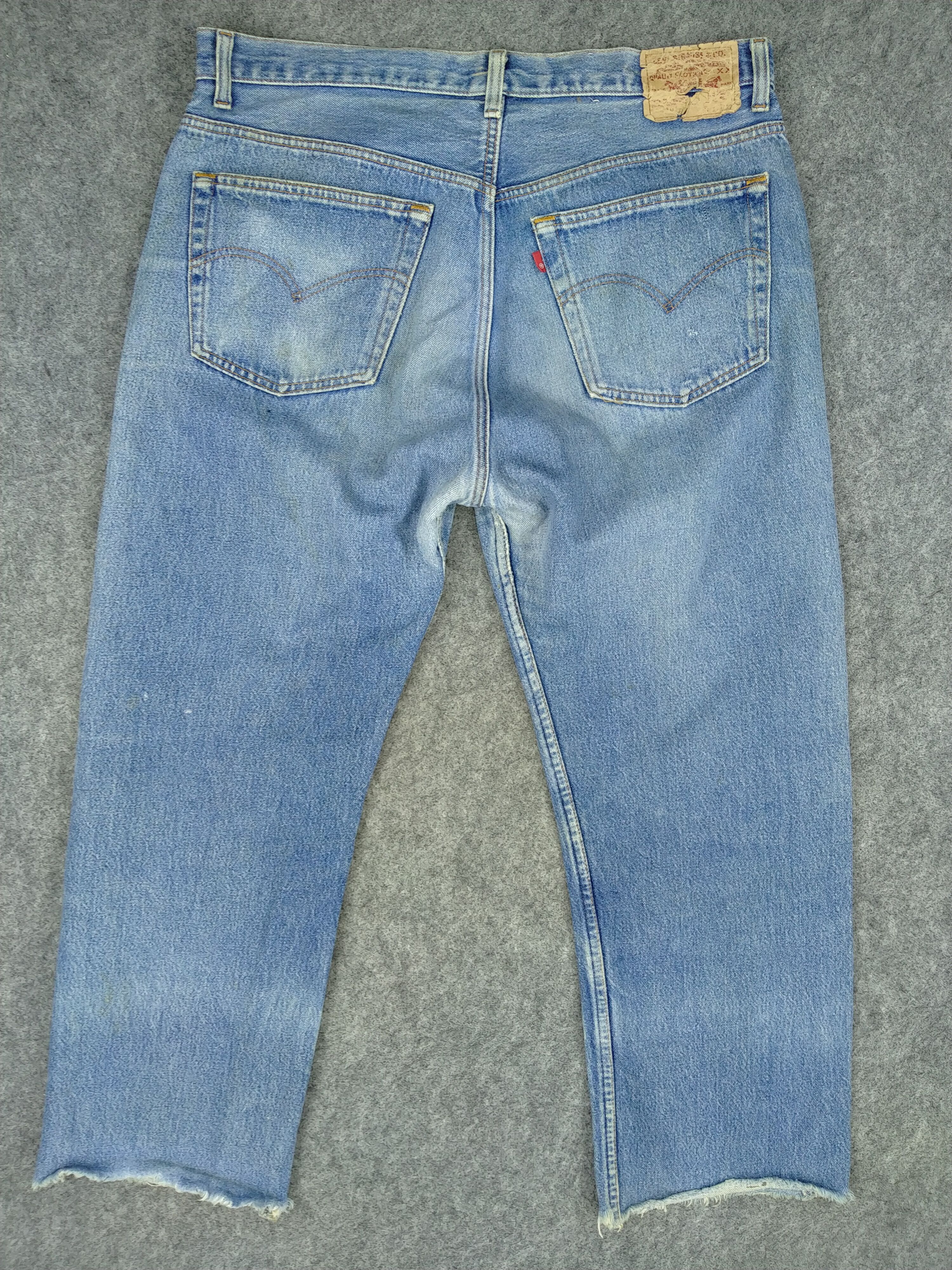 Levi's 90s Blue Wash Vintage Levi's 501 Denim 36x26 -JN770 Size US 36 / EU 52 - 2 Thumbnail