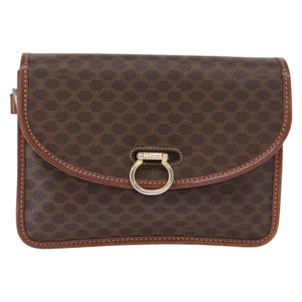 Celine Celine Vintage Macadam Shoulder Bag Canvas Size ONE SIZE - 1 Thumbnail