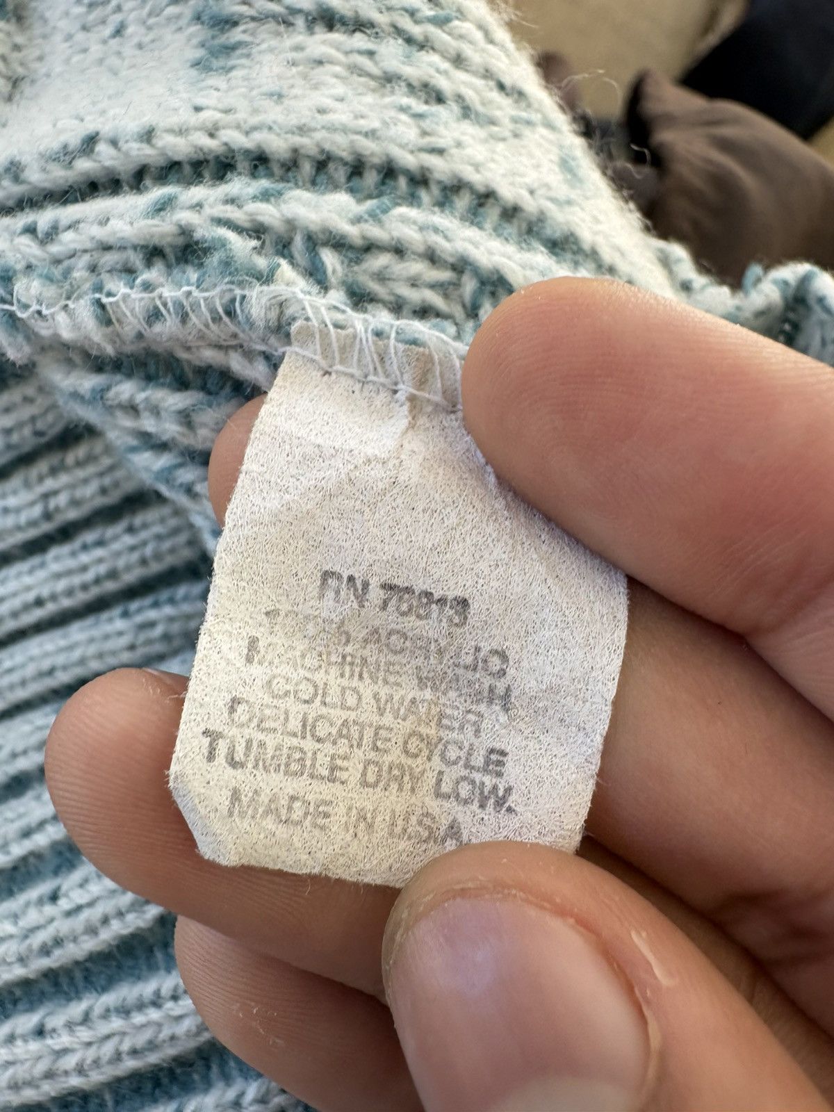 Other Made in USA VTG 60s Acrylic Knit Ribbed Textured Sweater M Size US M / EU 48-50 / 2 - 3 Thumbnail