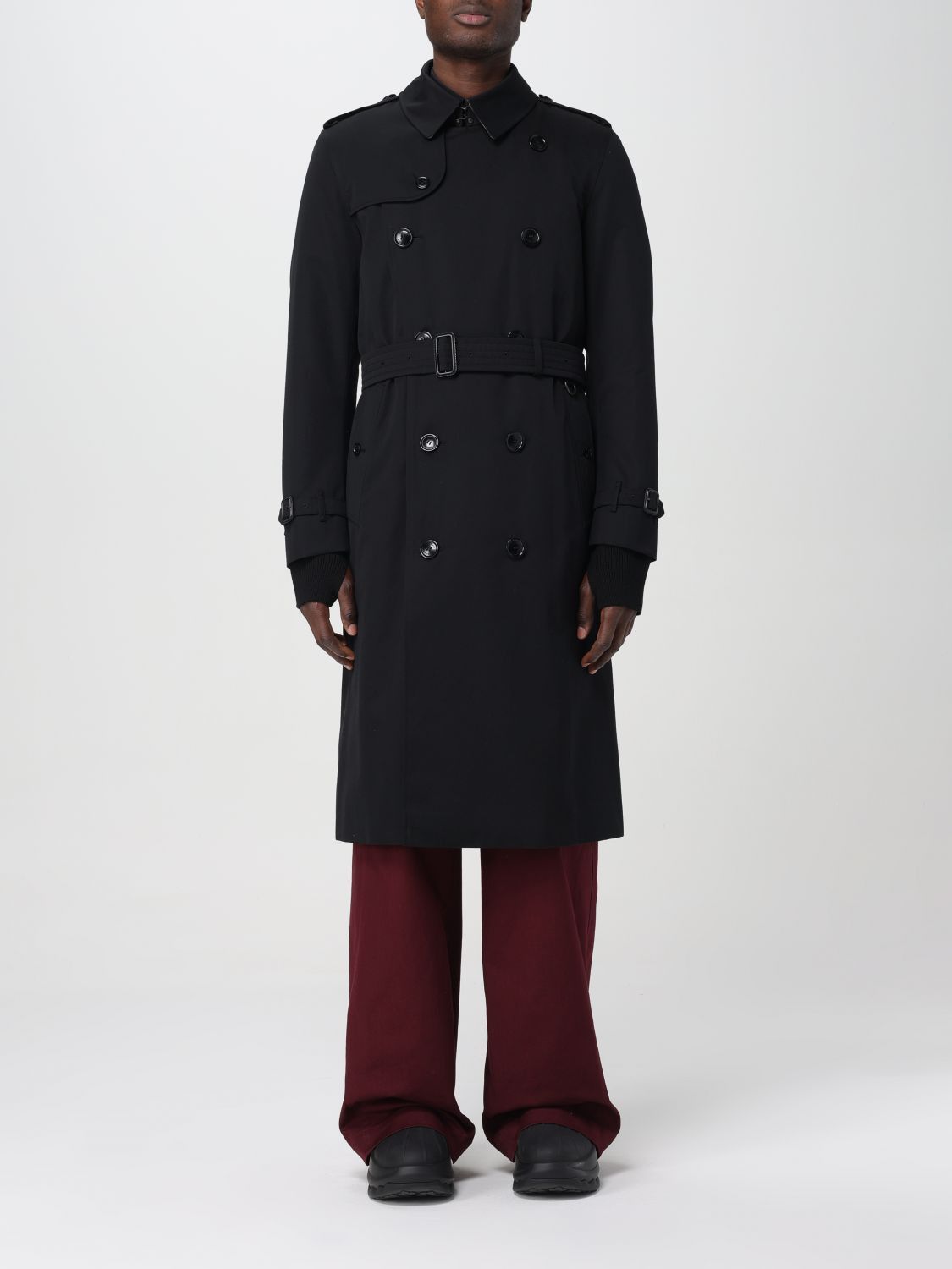 image of Burberry Trench Coat Men Black (Size 2XL)