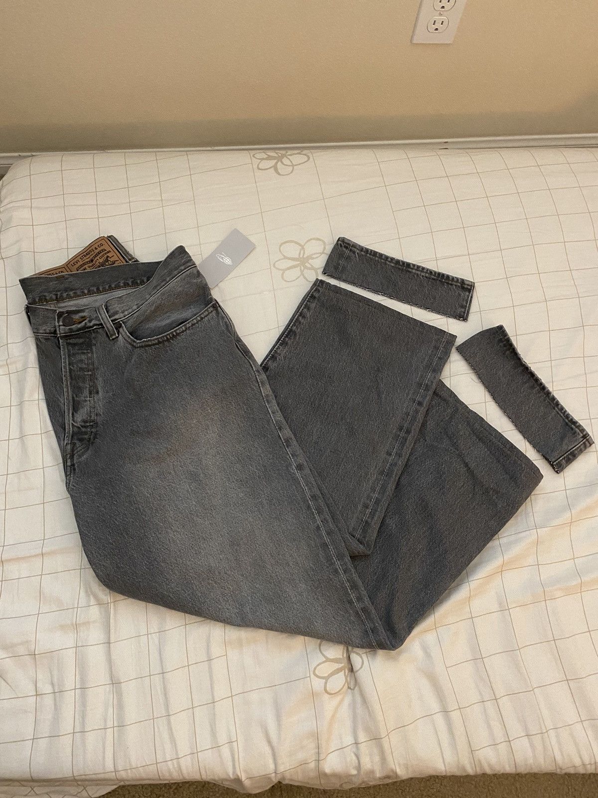 Beams Japan × Levi's levis x beams america loose fit black wash 34 hemmed Size US 34 / EU 50 - 6 Thumbnail