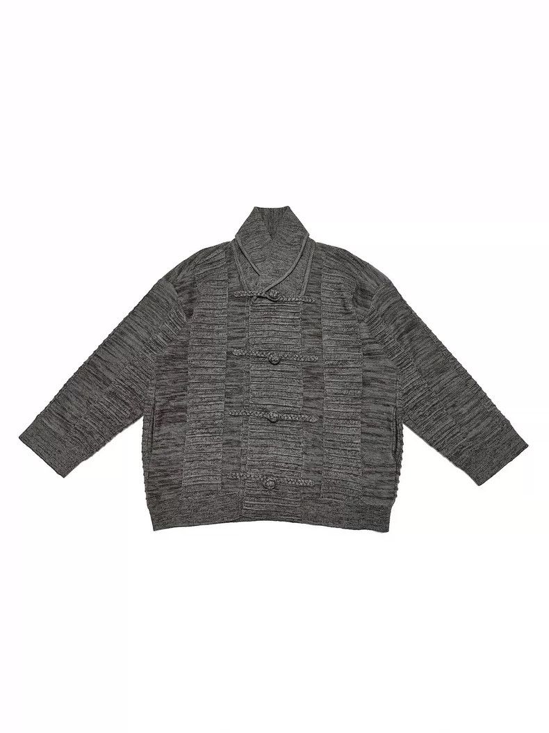 Issey Miyake issey miyake Chinese-style button-down knitted coat Size US M / EU 48-50 / 2 - 1 Thumbnail