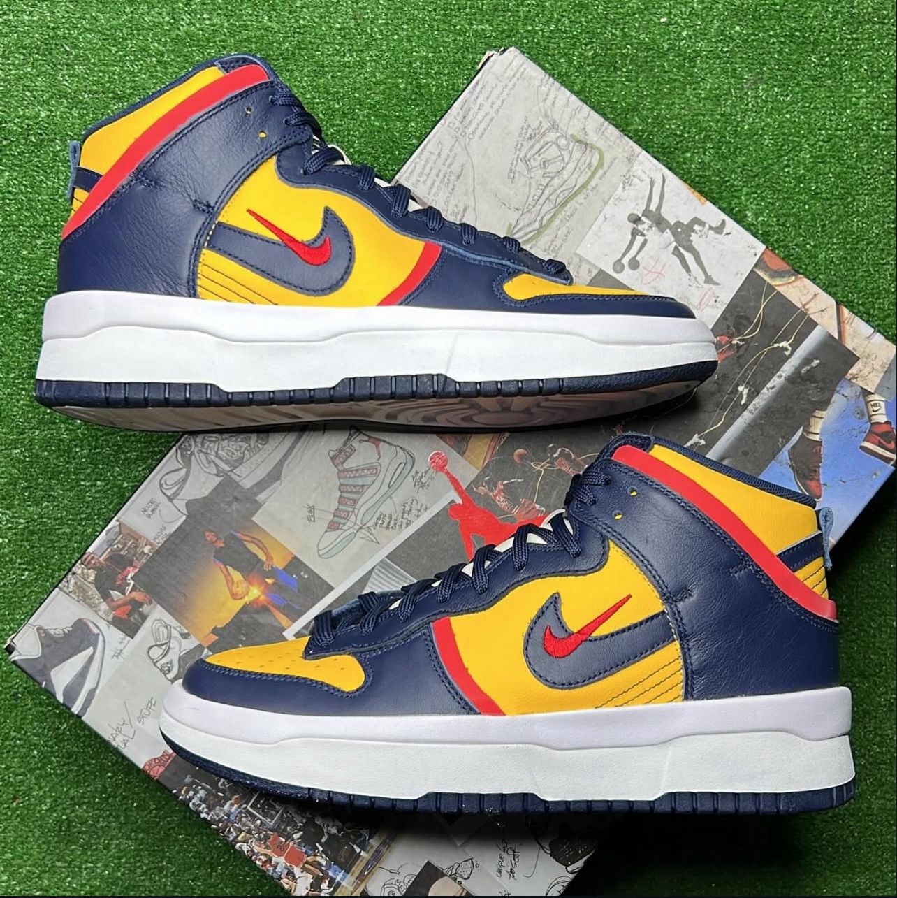 Nike Wmns Dunk High Up Rebel ‘Michigan’ Size US 9 / EU 42 - 1 Thumbnail