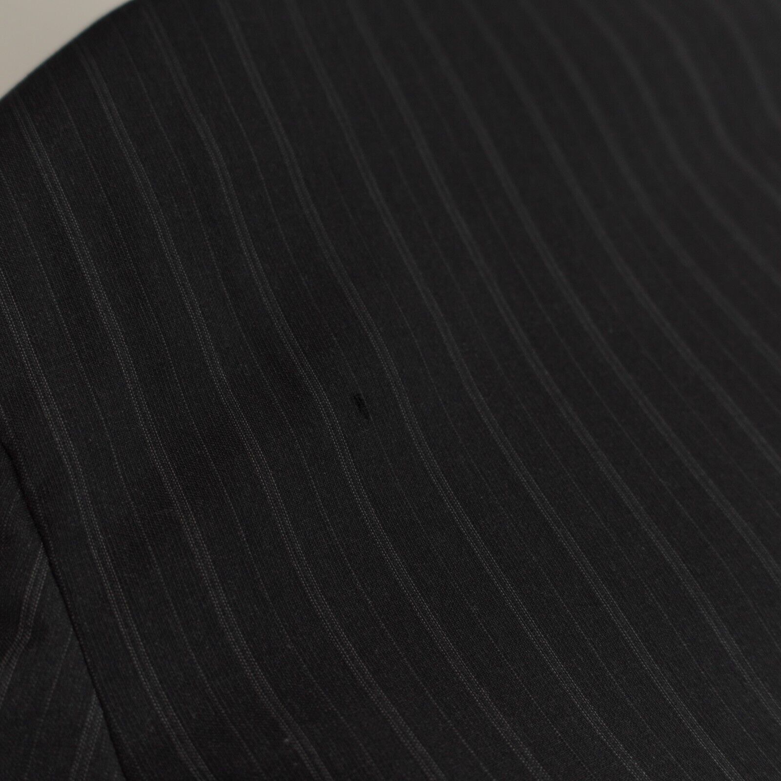 Canali DAMAGED Canali Pure Wool Gray Striped Suit Jacket 2 Button 4 Size 42R - 19 Thumbnail