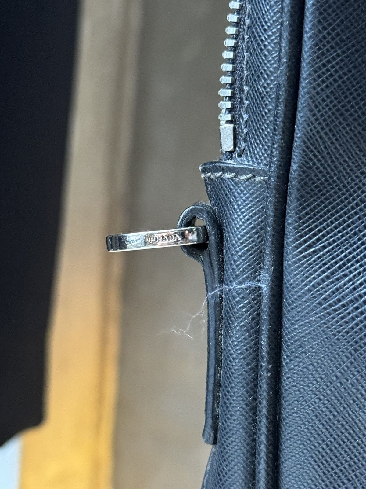 Prada Prada Black Saffiano Business Bag Size ONE SIZE - 4 Thumbnail