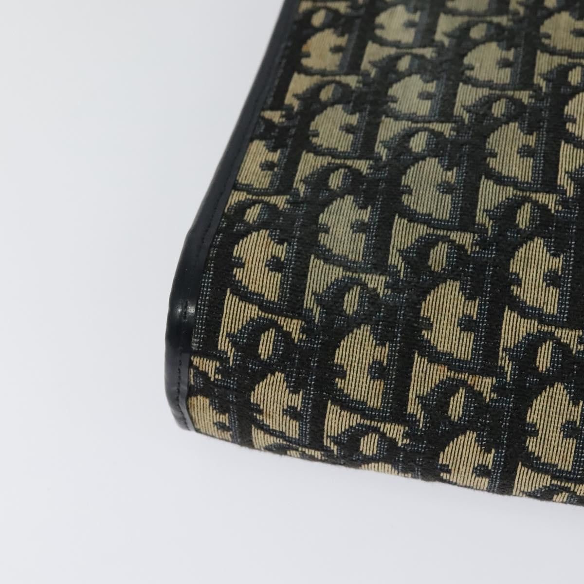 Dior DIOR Trotter Canvas Shoulder Bag Navy Gold Size ONE SIZE - 15 Thumbnail