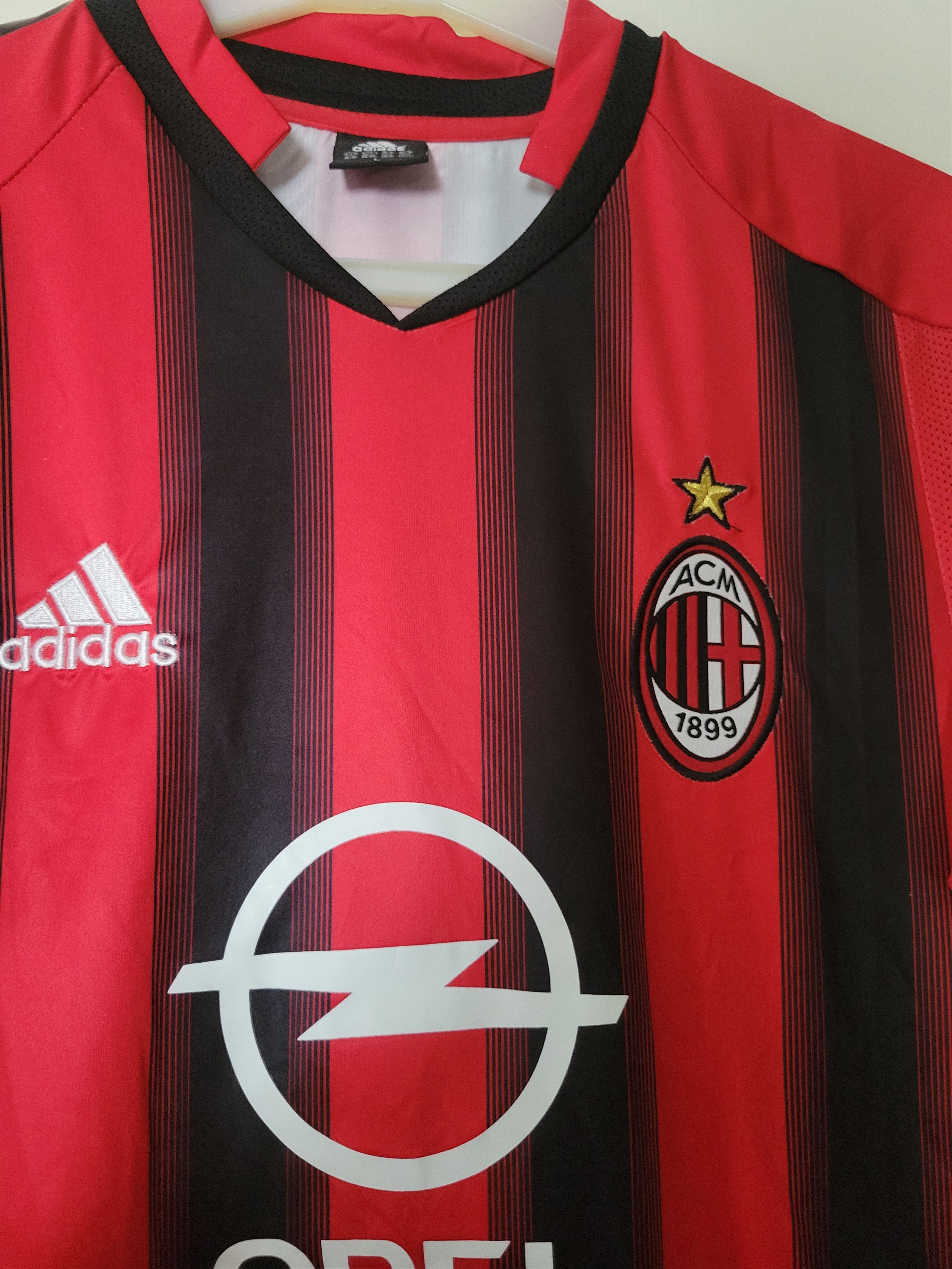 Other AC Milan 2004-2005 Kaka' 22 Vintage Retro Football Jersey Size US L / EU 52-54 / 3 - 7 Thumbnail