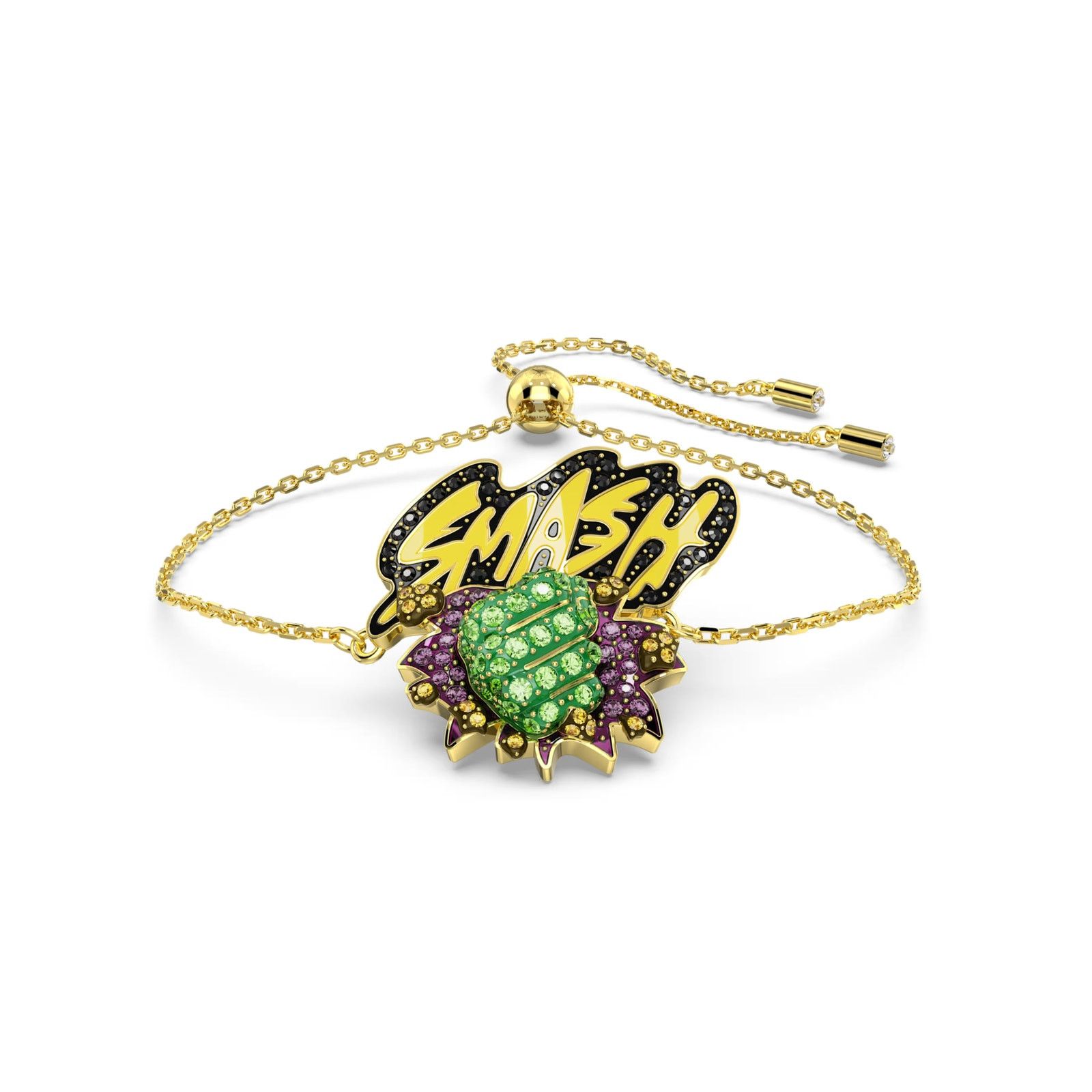 Swarovski Swarovski Hulk Marvel Adjustable bracelet Gold-tone Unisex Size ONE SIZE - 2 Thumbnail