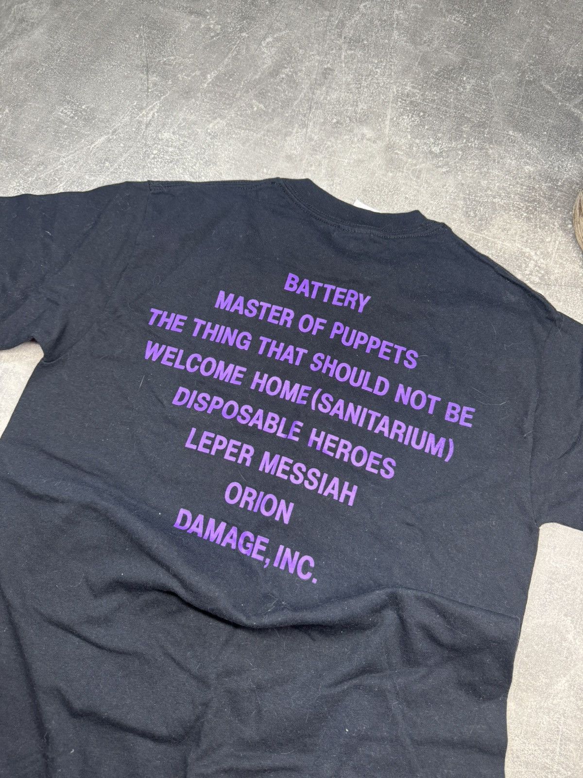 Metallica Vintage 1994 Metallica Big Logo Master Of Puppets Rare Tee Size US M / EU 48-50 / 2 - 7 Thumbnail