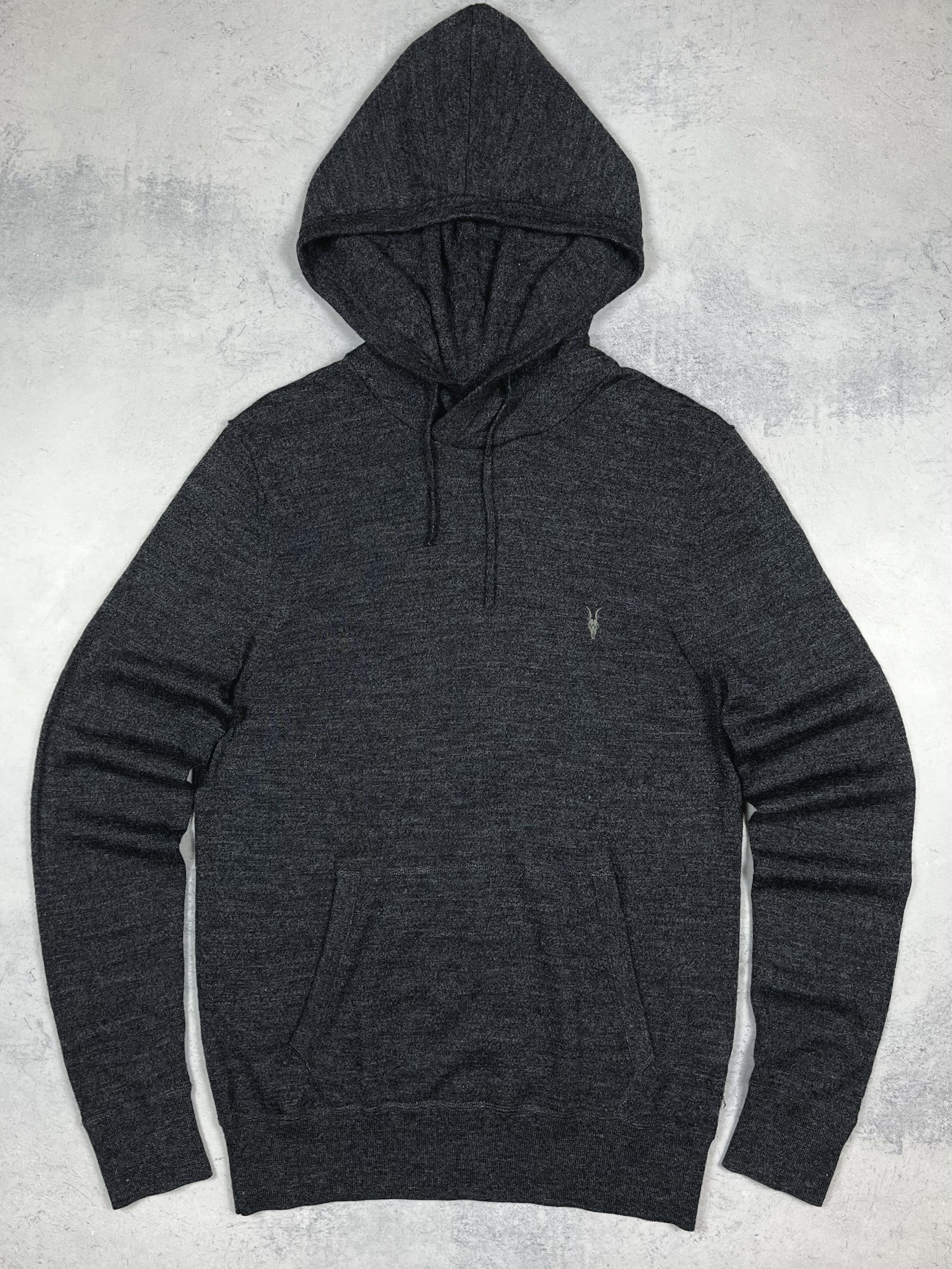 Allsaints Luxury AllSaints Mode Merino Wool Hoodie Size US L / EU 52-54 / 3 - 2 Thumbnail