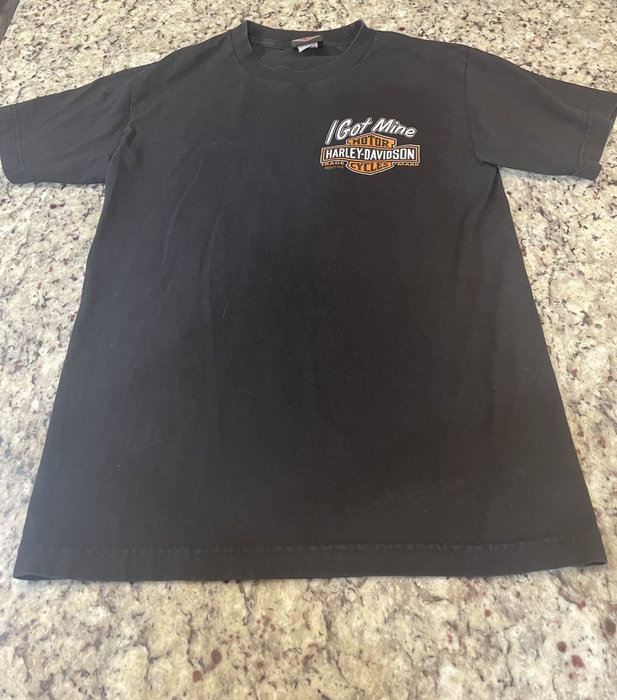 Harley Davidson Harley Davidson Black Logo Graphic Tee Size US S / EU 44-46 / 1 - 1 Thumbnail