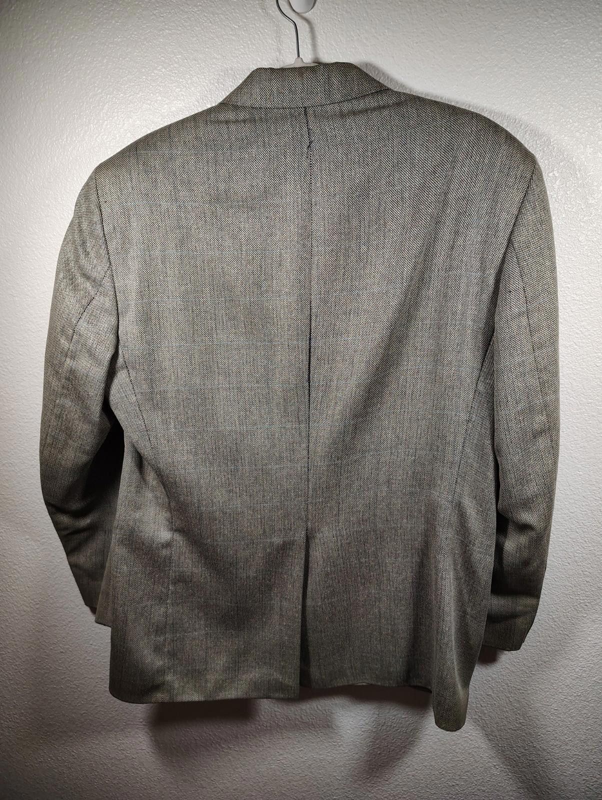 Polo Ralph Lauren CHAPS RALPH LAUREN Vintage 38R Tan Wool Blazer Coat Jacket Size 38R - 2 Thumbnail