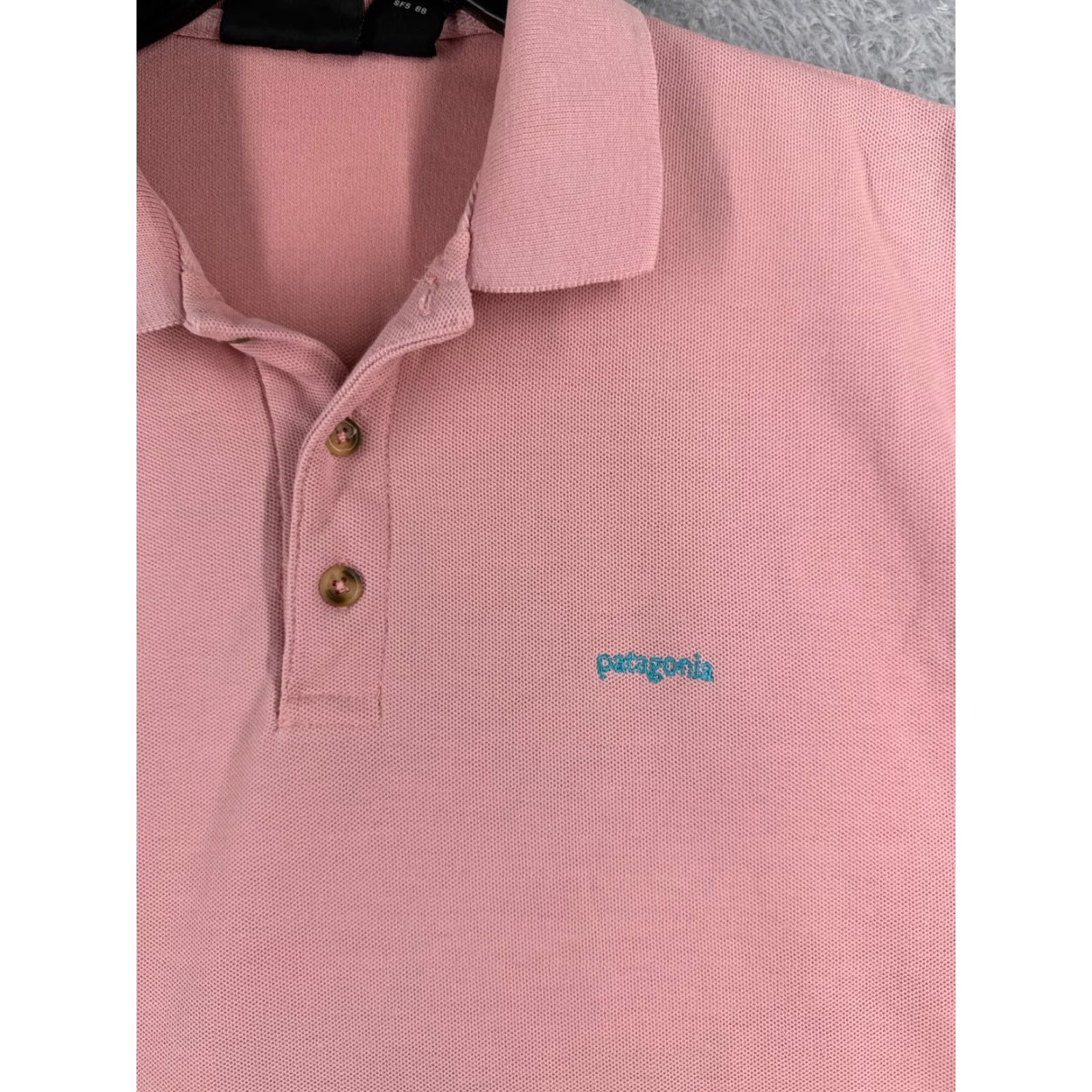 Patagonia VINTAGE Patagonia Polo Shirt Adult Medium Pink Short Sleeve Cotton Knit Shirt Mens Polo Size US M / EU 48-50 / 2 - 6 Thumbnail