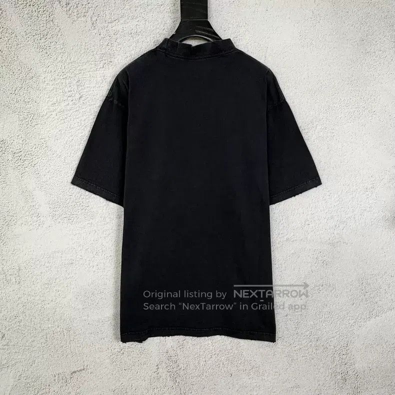 Balenciaga Balenciaga Black logo scissors graffiti print round neck s Size US S / EU 44-46 / 1 - 2 Thumbnail