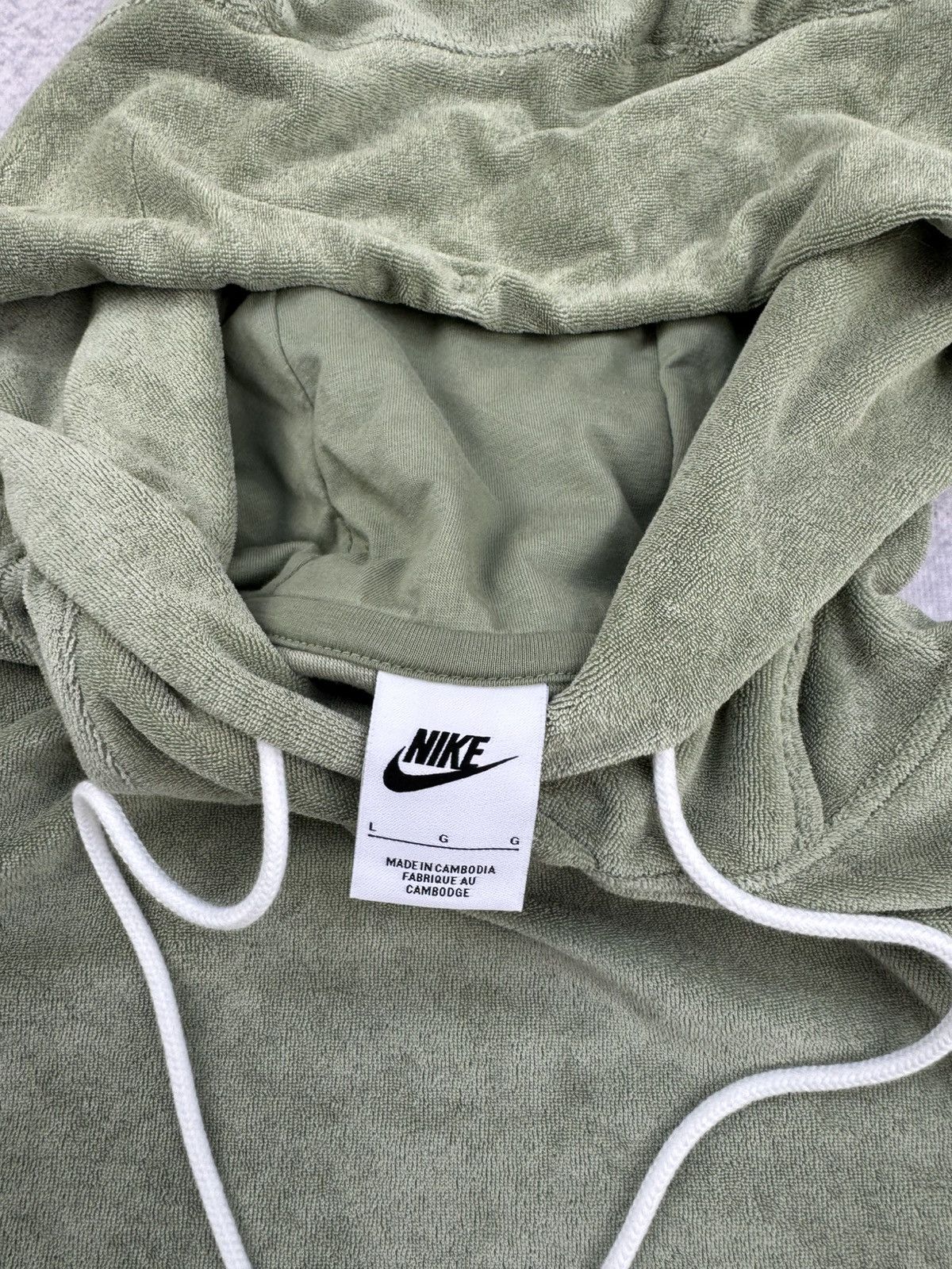 Nike × Vintage NIKE VINTAGE CENTER LOGO OVERSIZE BOXY HOODIE Size US L / EU 52-54 / 3 - 6 Thumbnail