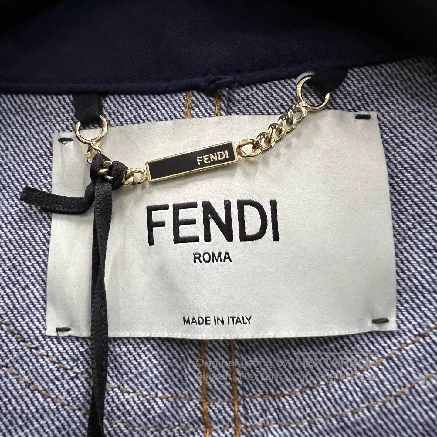Fendi fendi blue denim jacket size 42 brand. Size US XS / EU 42 / 0 - 3 Thumbnail
