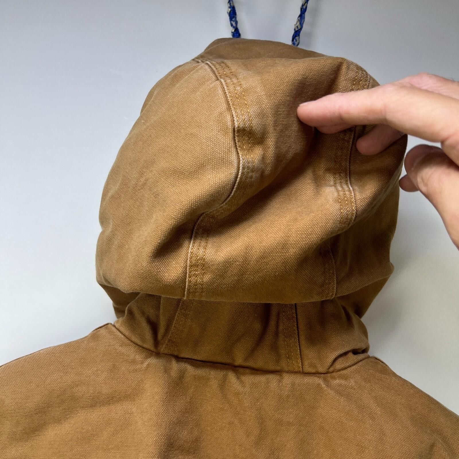 Carhartt Vintage Carhartt Hooded Jacket Medium Youth Size US M / EU 48-50 / 2 - 12 Thumbnail