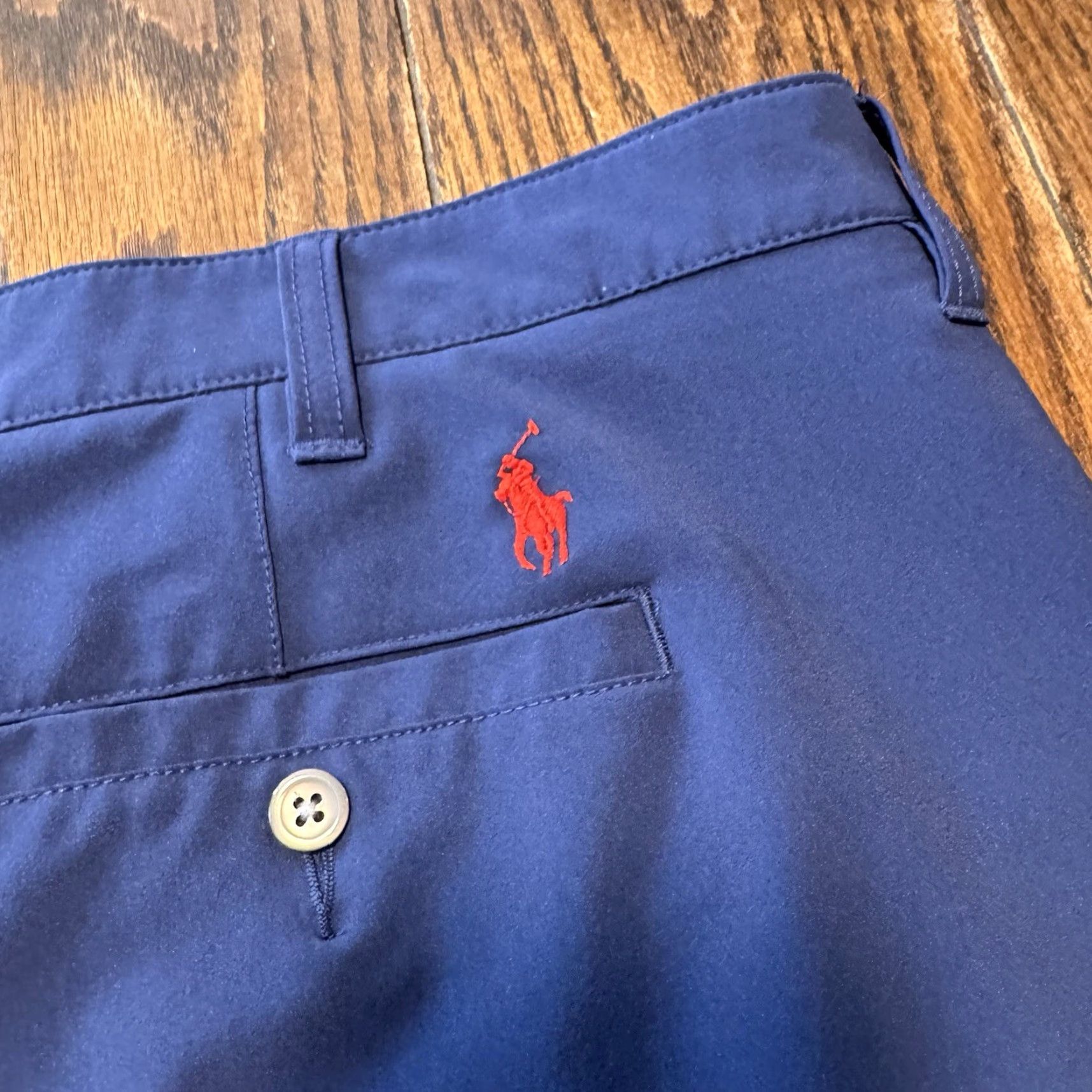 Polo Ralph Lauren Polo Ralph Lauren Golf Chino Shorts Mens Size 40B Blue Stretch Size US L / EU 52-54 / 3 - 2 Thumbnail