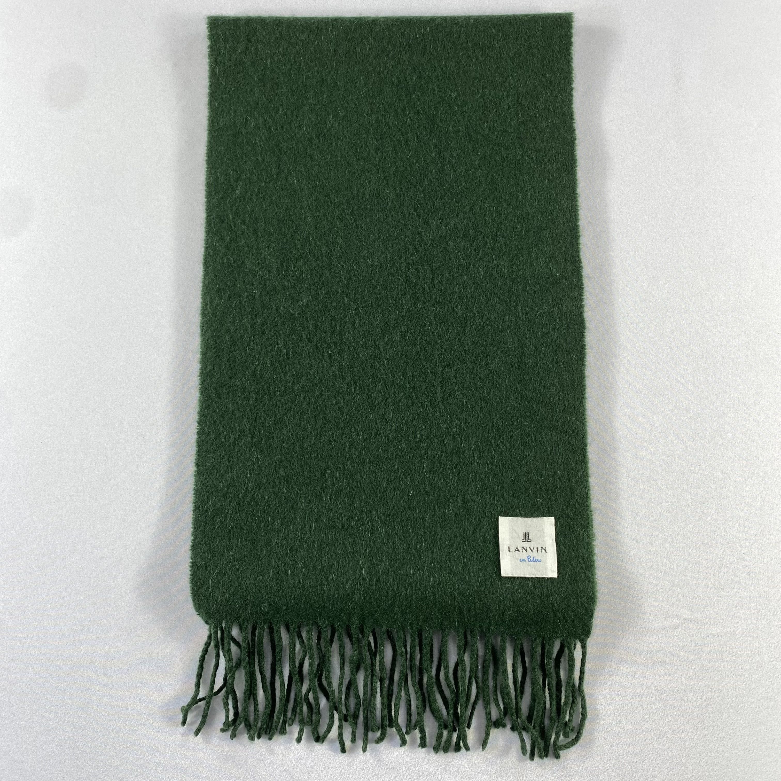 Lanvin Lanvin Plain Scarf Neck Wrap Cashmere Muffler Size ONE SIZE - 2 Thumbnail
