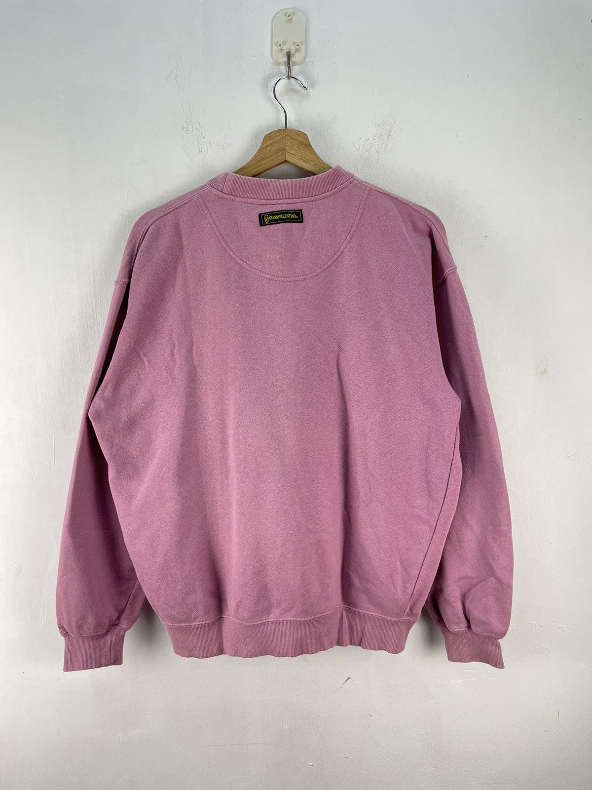 Valentino Vintage Gianni Valentino Sweatshirt Baggy Dusty Pink Size US L / EU 52-54 / 3 - 5 Thumbnail