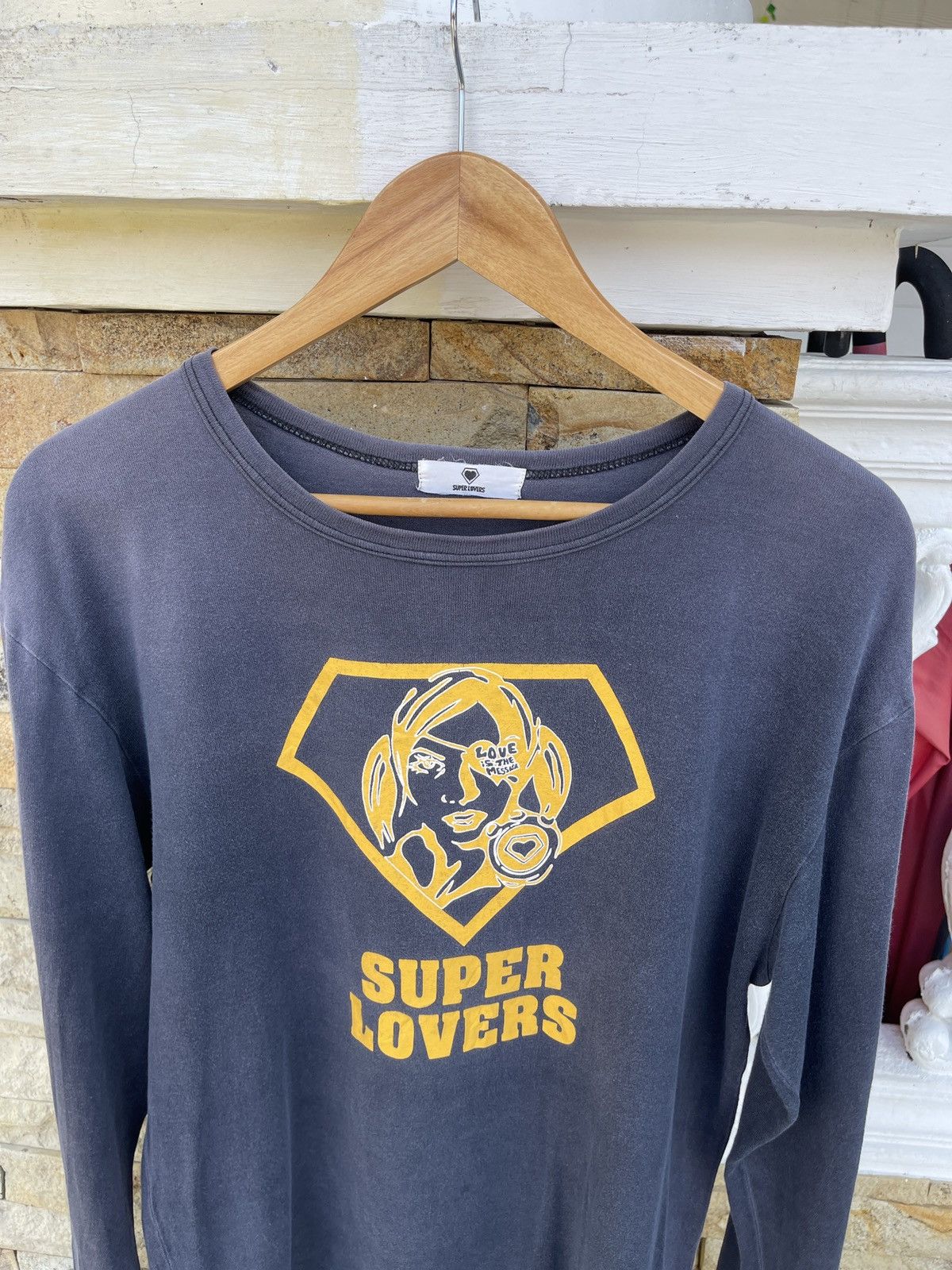 Hysteric Glamour Vtg’90s Sun Faded🔥SUPER LOVER🔥LoveisTheMessage LongSleeve Size US M / EU 48-50 / 2 - 3 Thumbnail