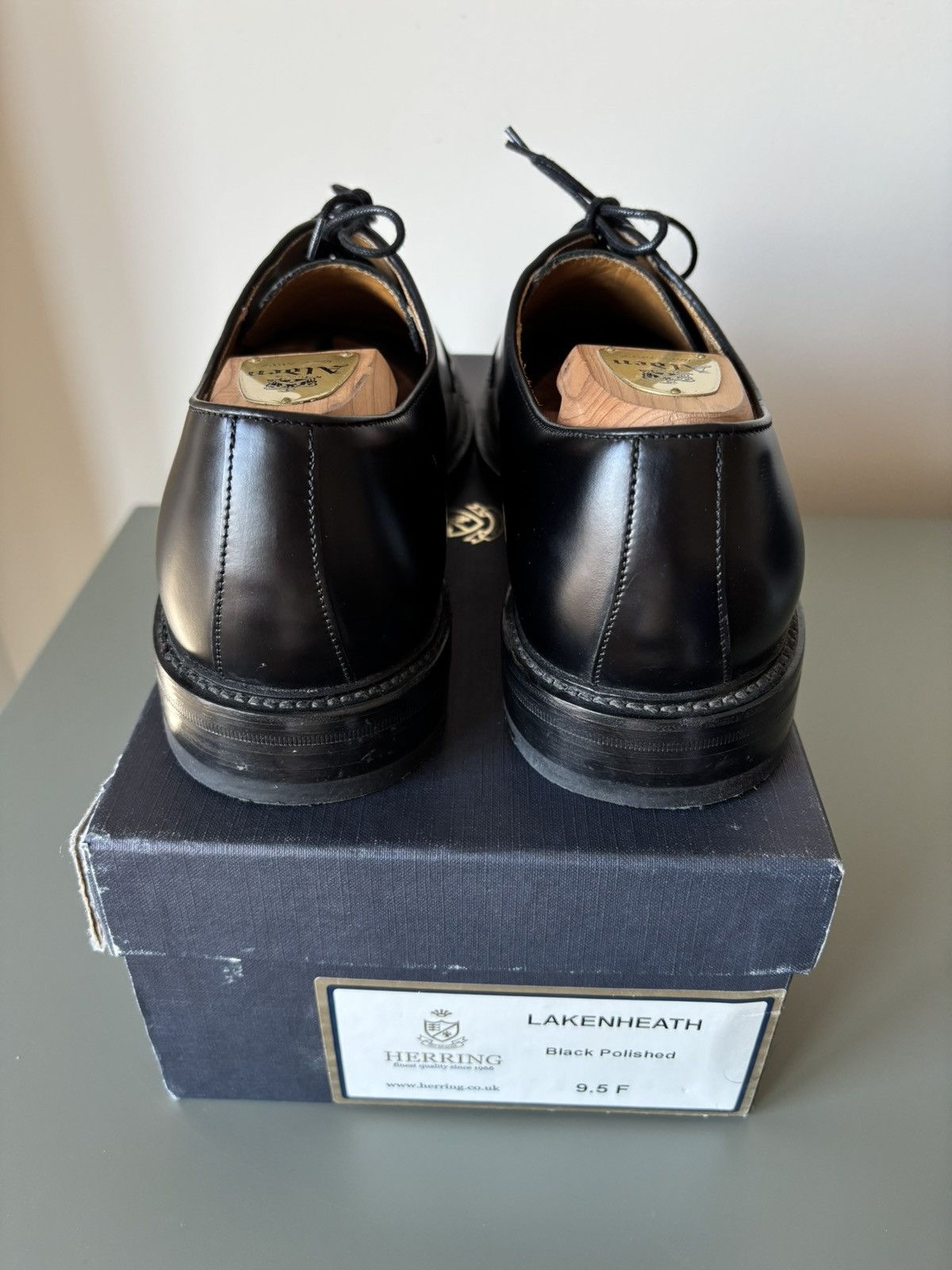 Herring Herring Lakenheath Derby in Polished Black Size US 10.5 / EU 43-44 - 7 Thumbnail