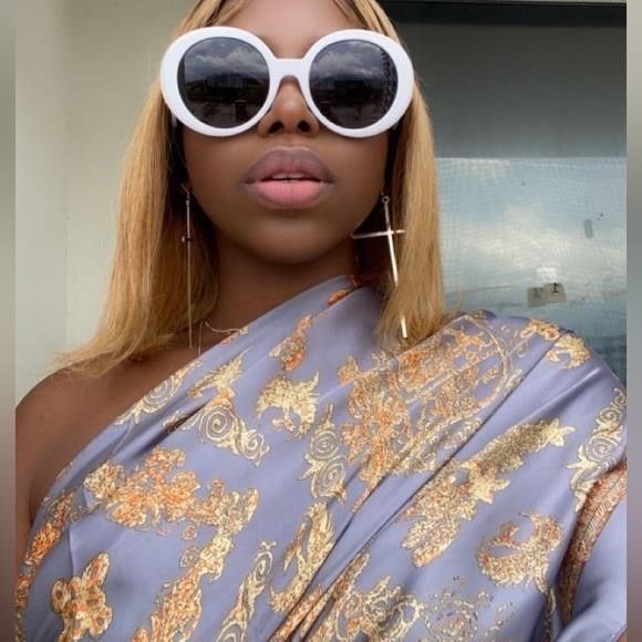 Versace VERSACE Medusa Round Acetate Sunglasses Size ONE SIZE - 4 Thumbnail