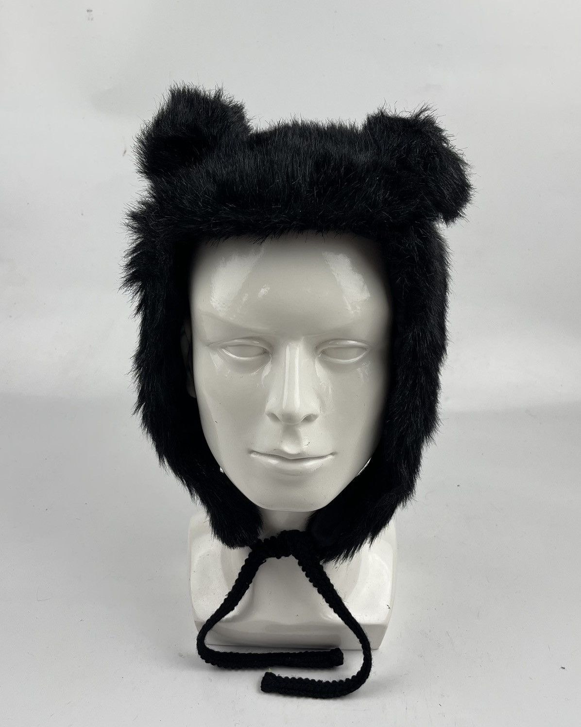 Japanese Brand fur style winter hat with ear tc26 Size ONE SIZE - 2 Thumbnail