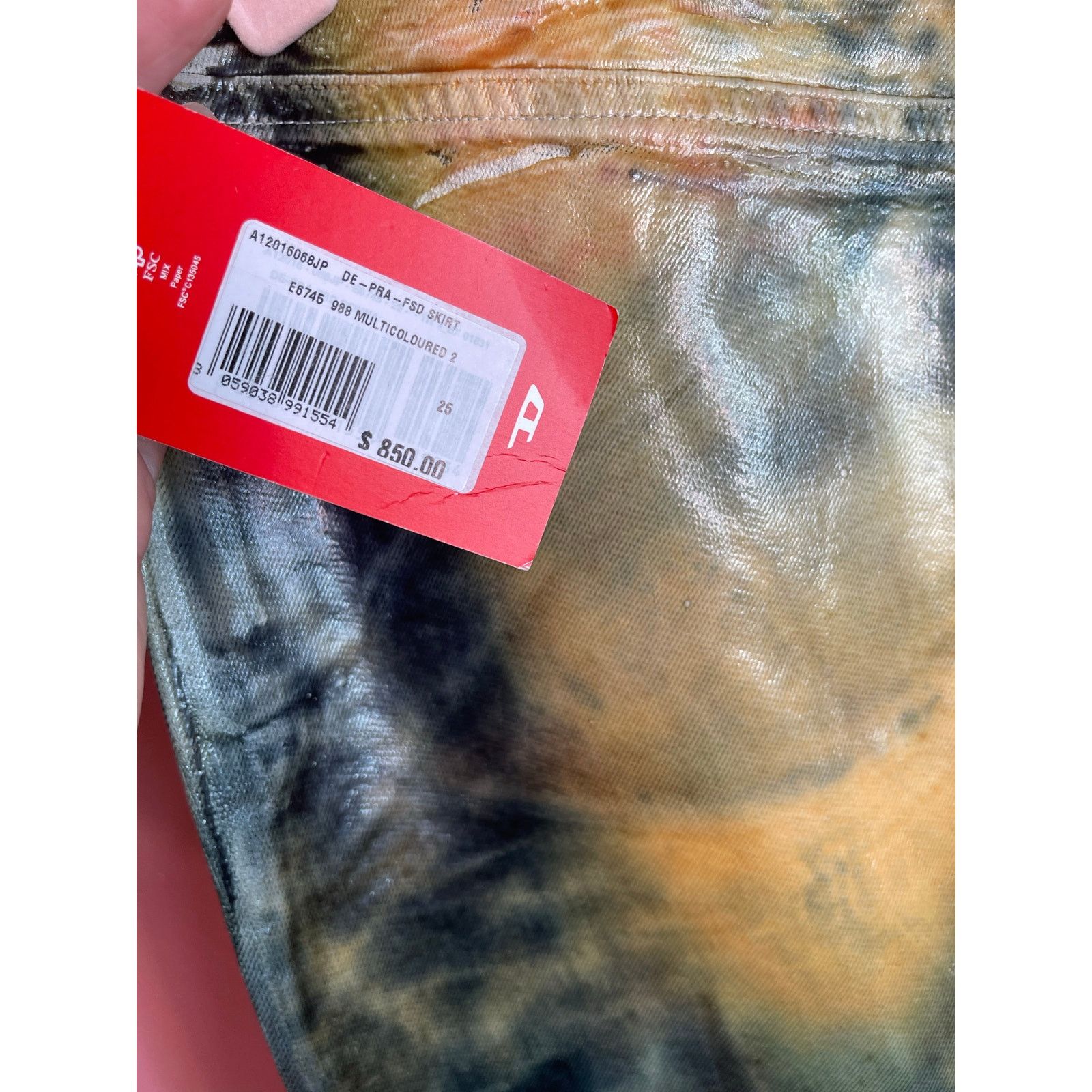 Diesel 🔥 RUNWAY DIESEL SKIRT - NWT - LIMITED EDITION 🔥 Size 25" / US 0 / IT 36 - 9 Thumbnail