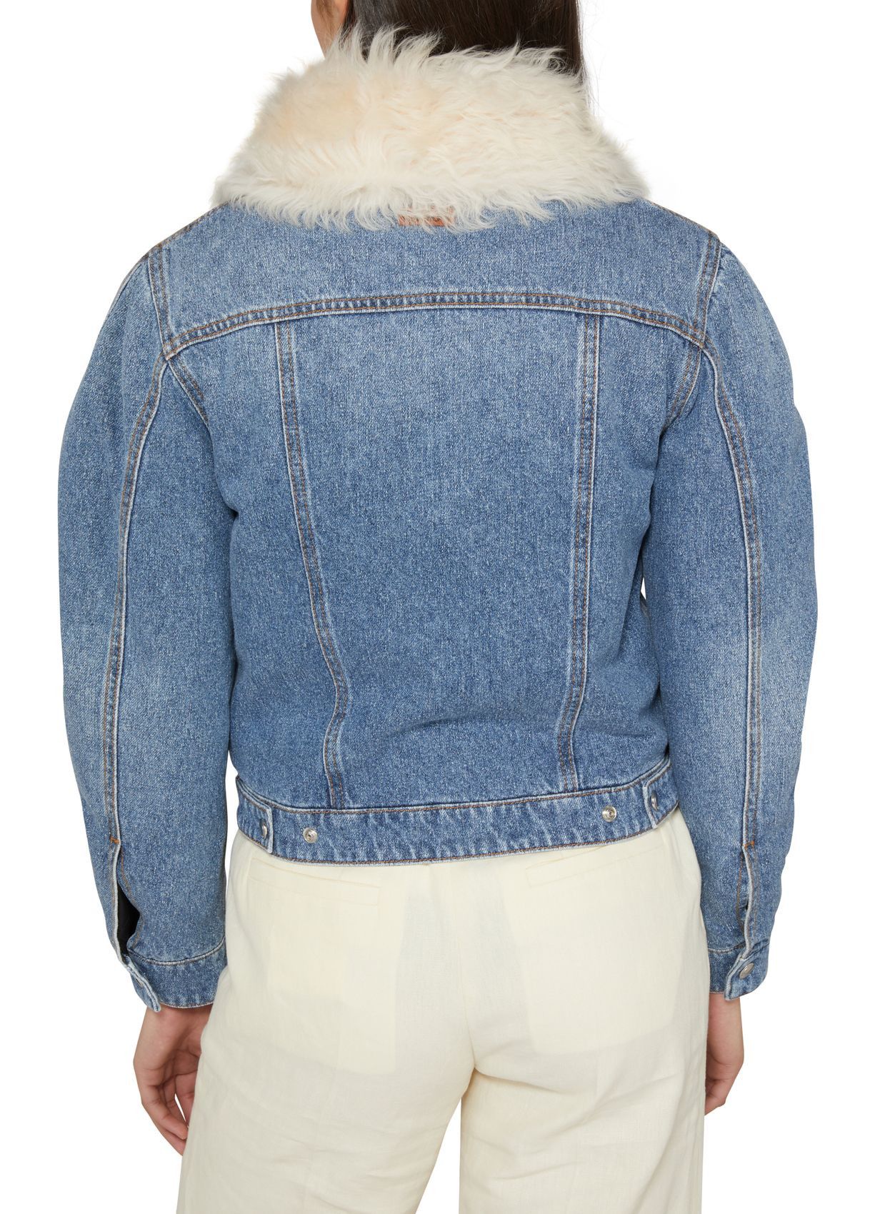 Chloe oc11z0525 Denim Jacket in Blue Size XL / US 12-14 / IT 48-50 - 5 Thumbnail