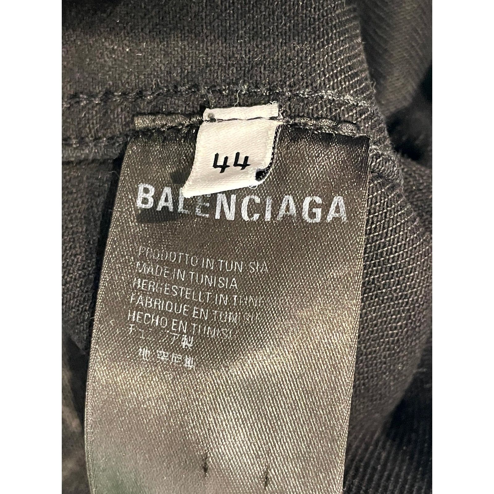 Balenciaga Balenciaga Crew Denim Black Jacker Size US L / EU 52-54 / 3 - 4 Thumbnail