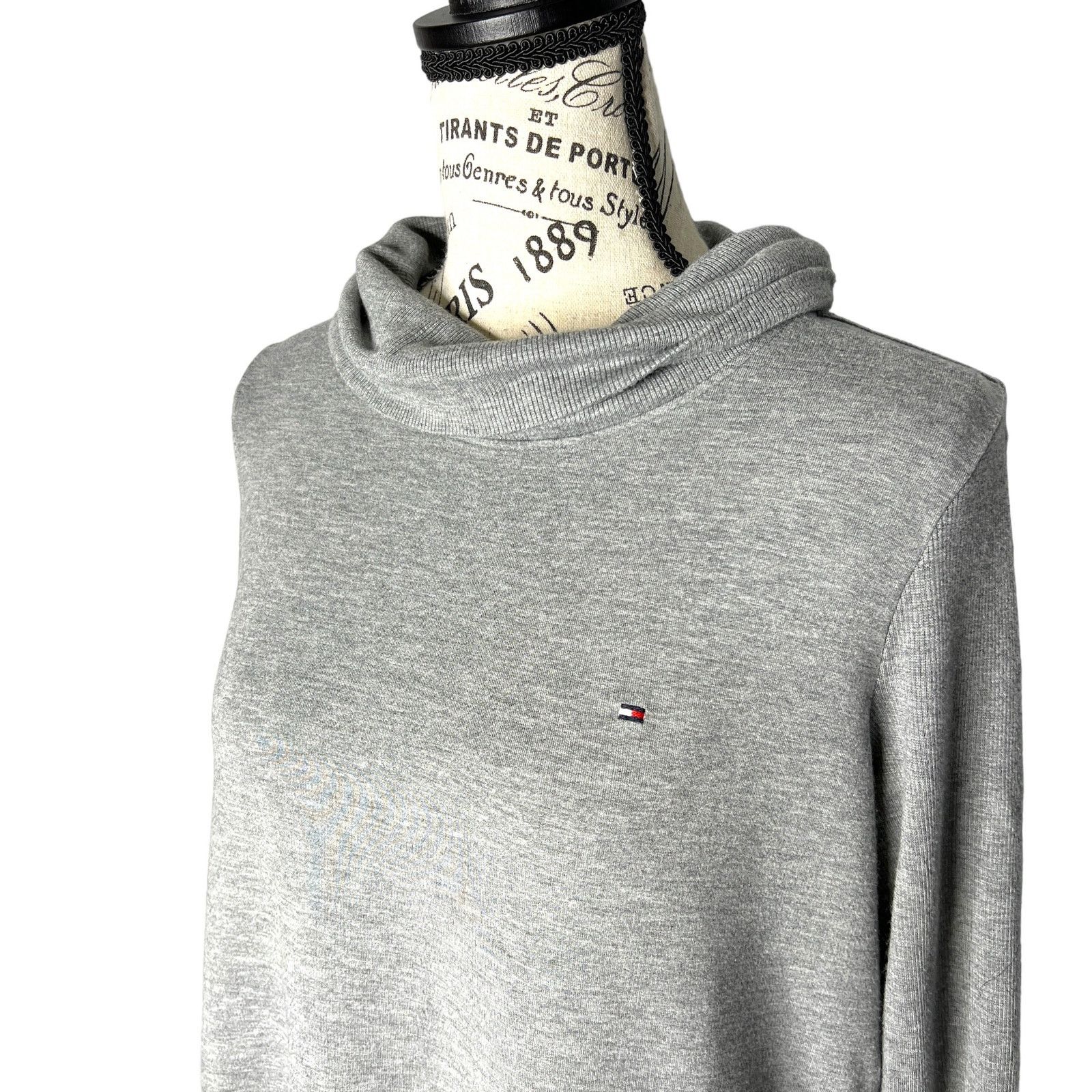 Tommy Hilfiger Ribbed Arm Long Sleeve Pullover Turtleneck Size M / US 6-8 / IT 42-44 - 3 Thumbnail