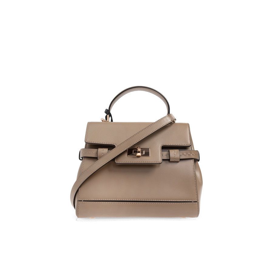 Max Mara MAX MARA Margaux Beige Leather Bag New And Authentic Size ONE SIZE - 1 Thumbnail