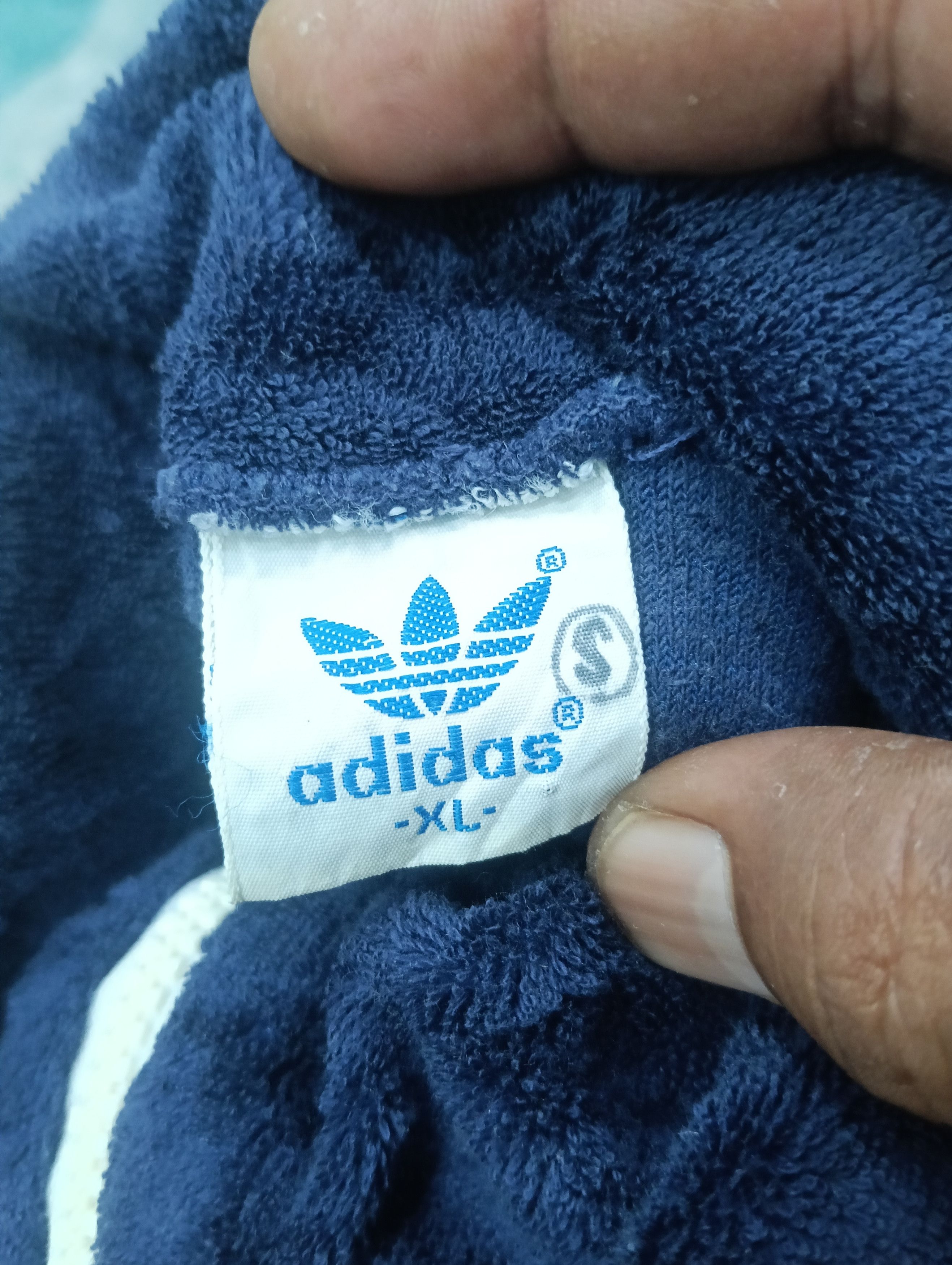 Adidas × Vintage 80s Adidas Zip Up Like Velvet Jacket Size US XL / EU 56 / 4 - 6 Thumbnail