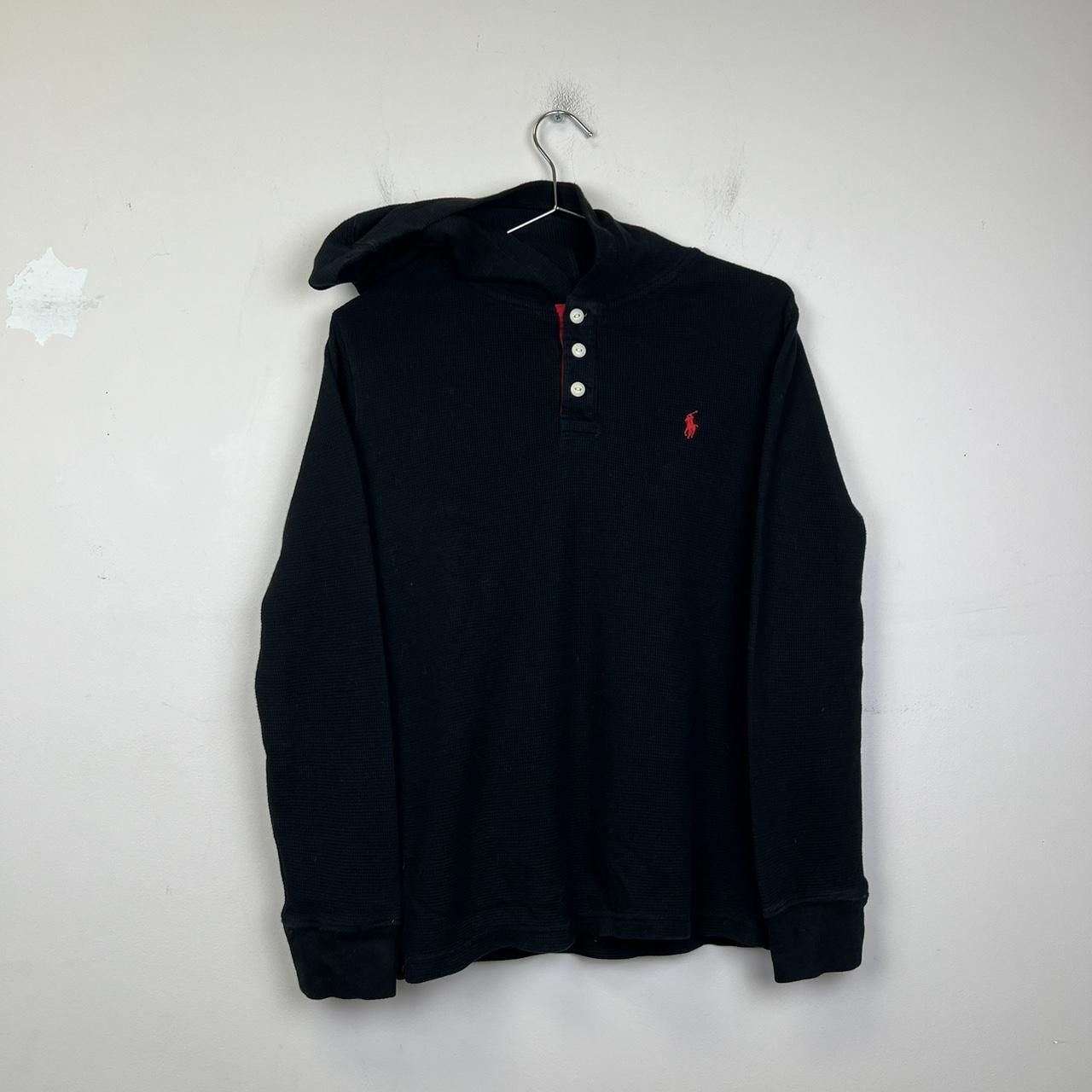 Polo Ralph Lauren Polo Ralph Lauren Black Hoodie Shirt - Size L (14-16) Size XL / US 12-14 / IT 48-50 - 1 Thumbnail