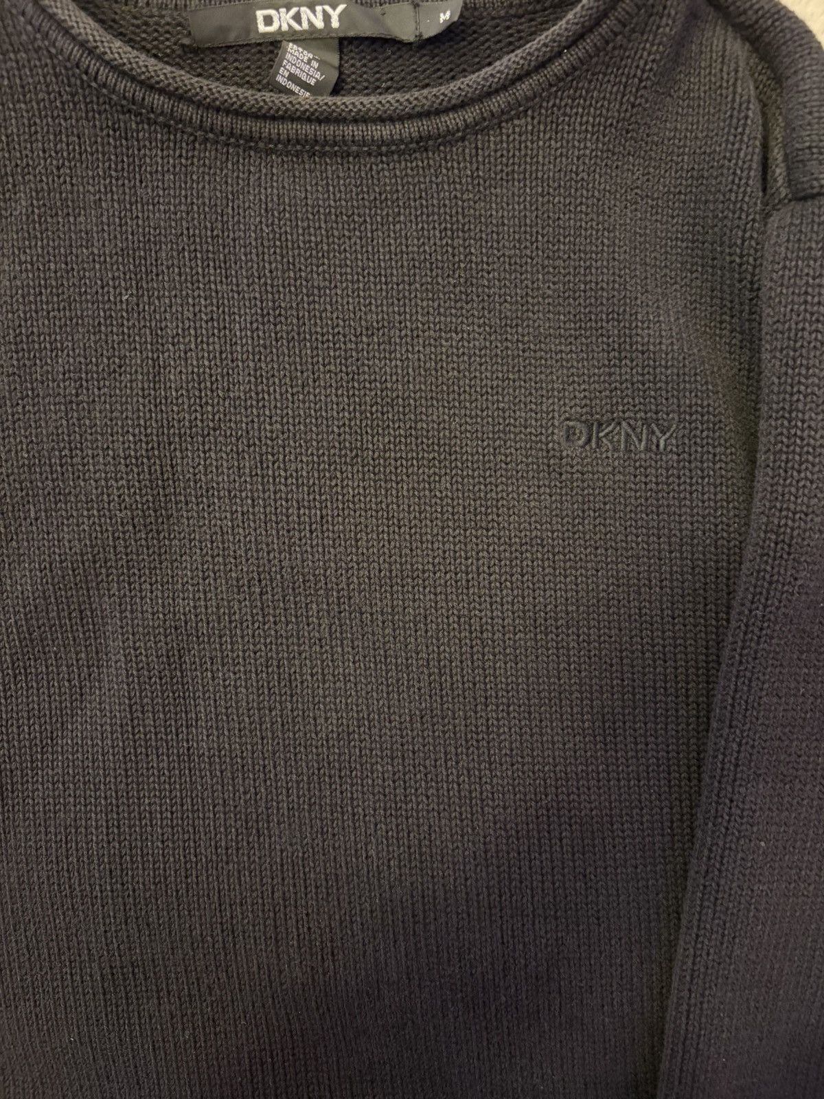 DKNY DKNY thick black thermal long sleeve top. Size US M / EU 48-50 / 2 - 5 Thumbnail