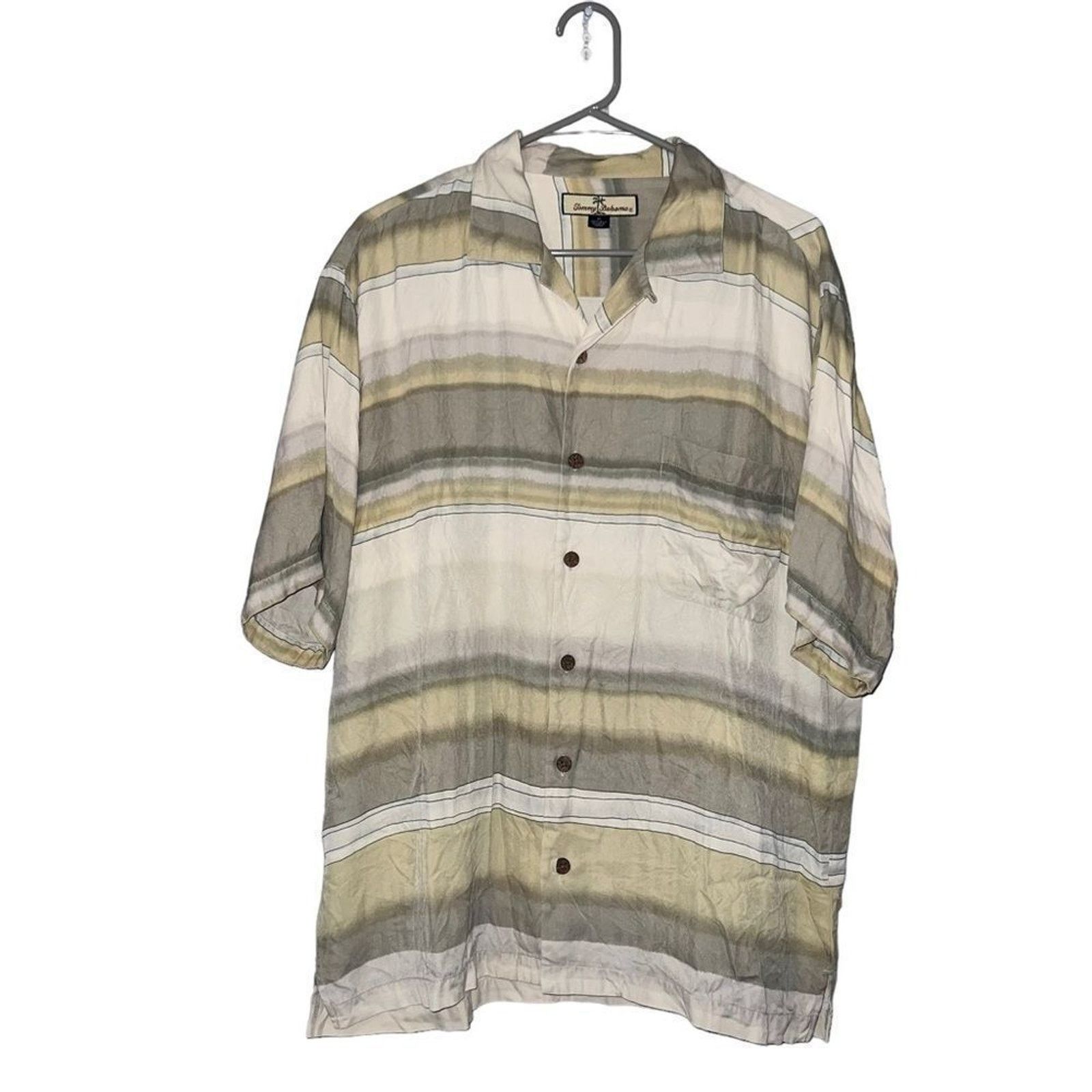Tommy Bahama Tommy Bahama Camp Shirt Mens Medium 100% Silk Button Up Size US M / EU 48-50 / 2 - 2 Thumbnail