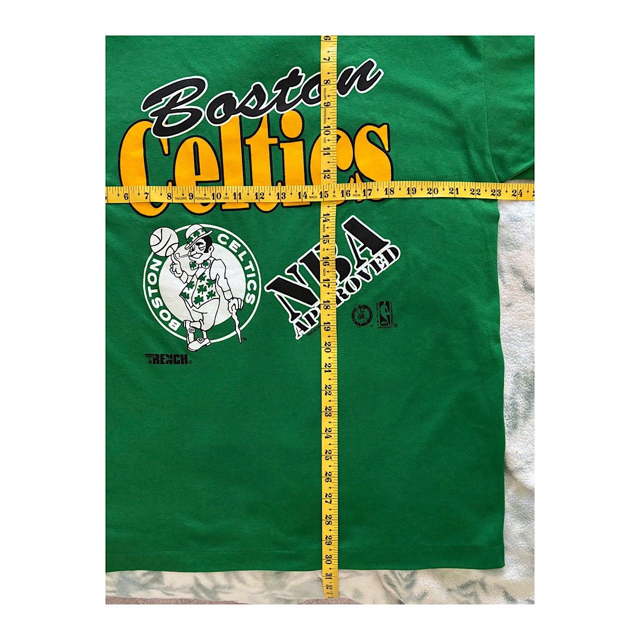 Trench USA Vintage 1991 Boston Celtics Trench NBA Deadstock Tee XL. Size US XL / EU 56 / 4 - 6 Thumbnail