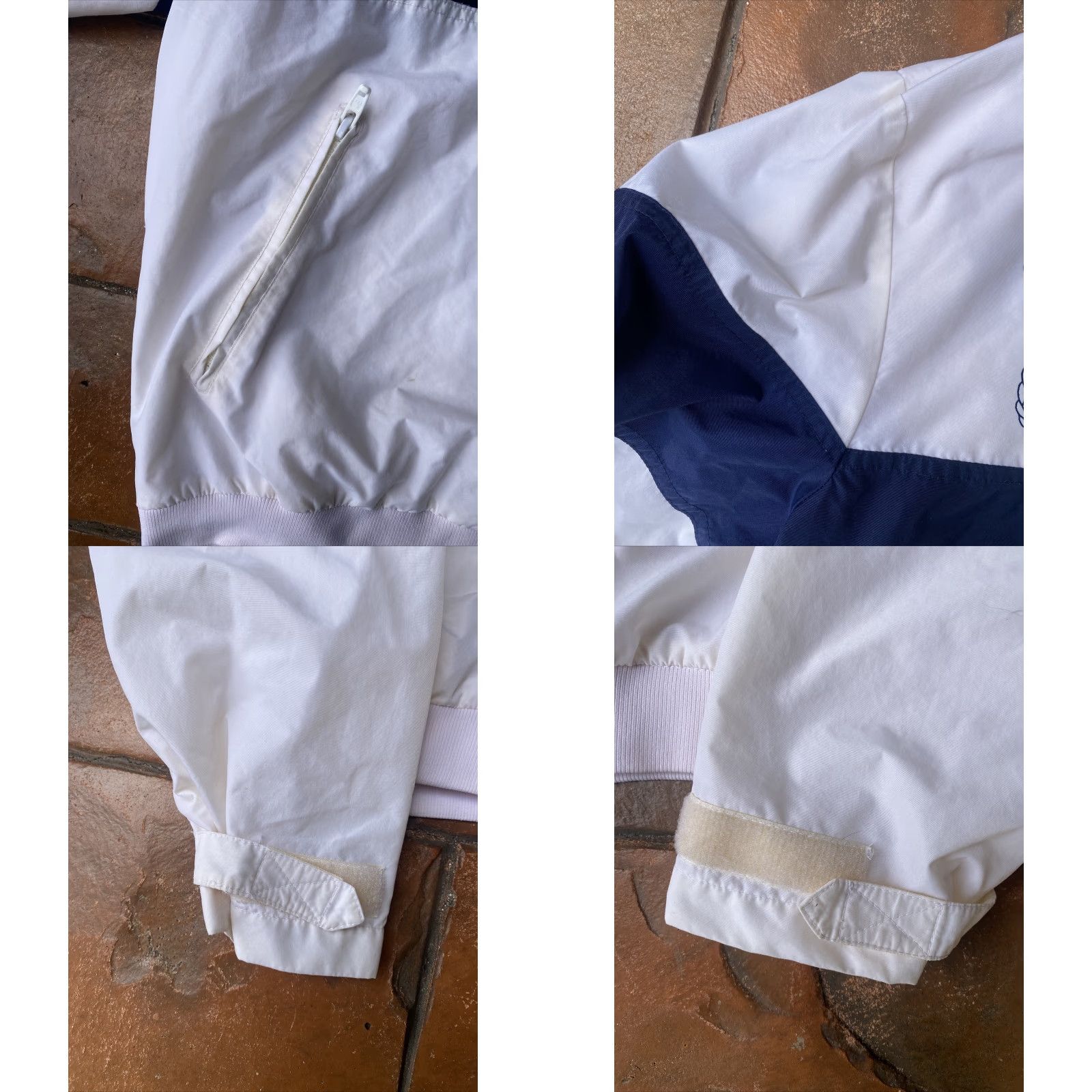 Nike VINTAGE Nike Sailing Windbreaker NYLON Hooded Jacket XL Mens White 80s 90s Size US XL / EU 56 / 4 - 9 Thumbnail