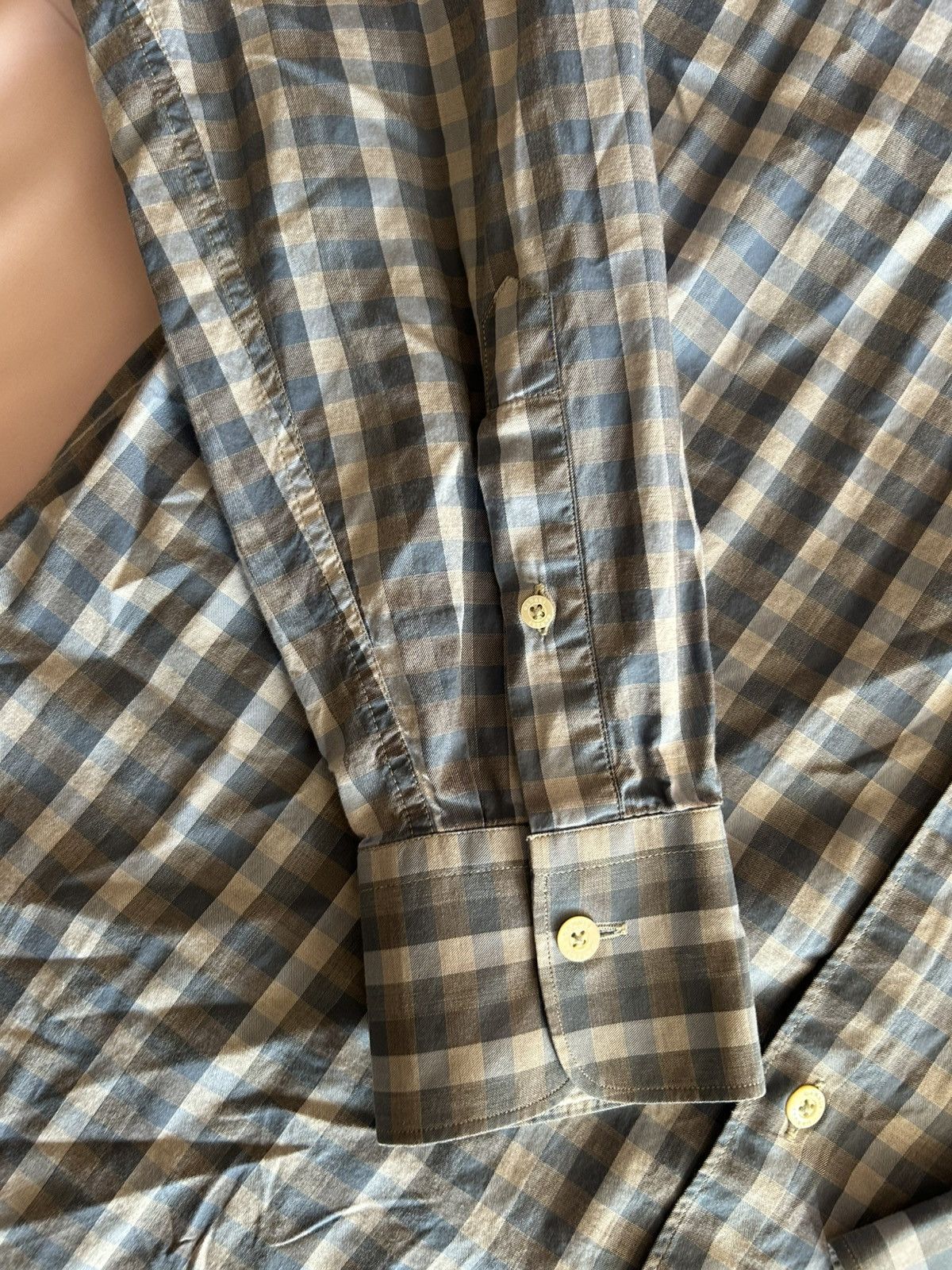 Canali Canali Men’s M Check Casual Shirt Made in Italy Unworn Size US M / EU 48-50 / 2 - 4 Thumbnail