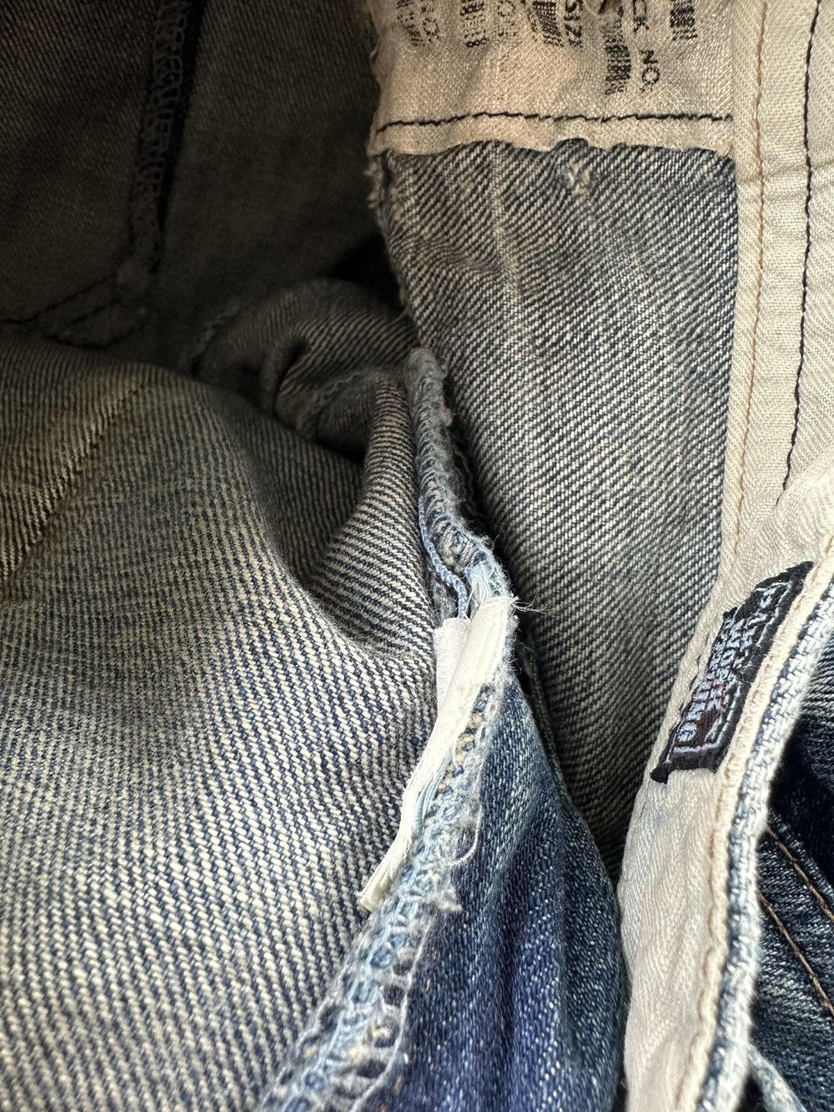 PPFM Vintage Bartack Bondage Distressed Denim W30 D215 Size US 30 / EU 46 - 17 Thumbnail