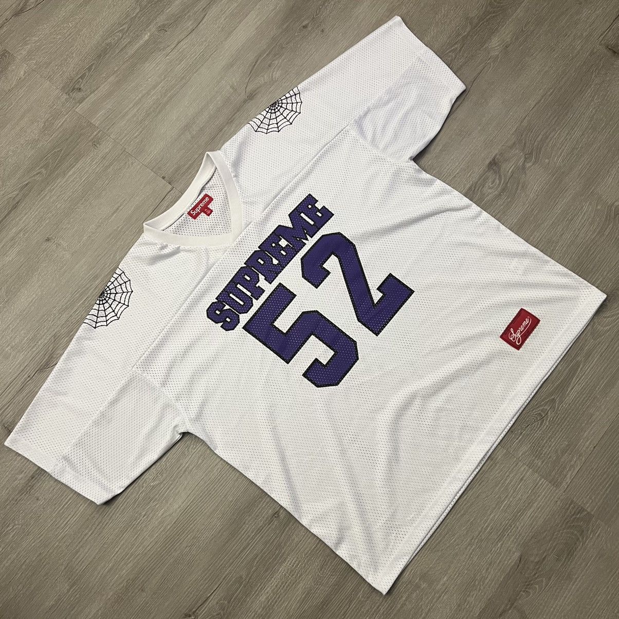 Supreme Supreme Spiderweb Football Jersey Size US XL / EU 56 / 4 - 1 Thumbnail