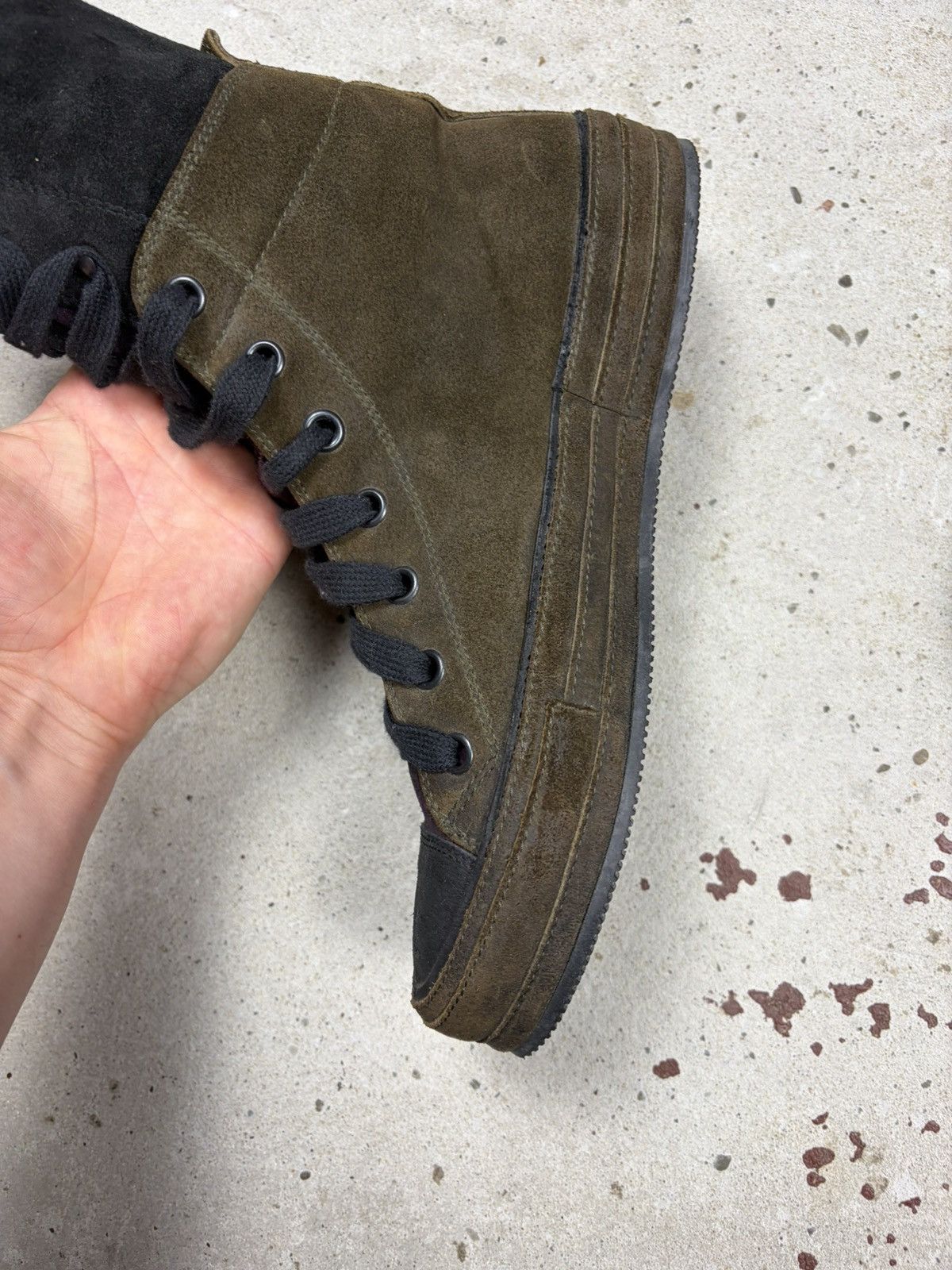 Ann Demeulemeester Ann Demeulemeester Scamosciato Suede High Top Sneakers Size US 10 / IT 40 - 5 Thumbnail