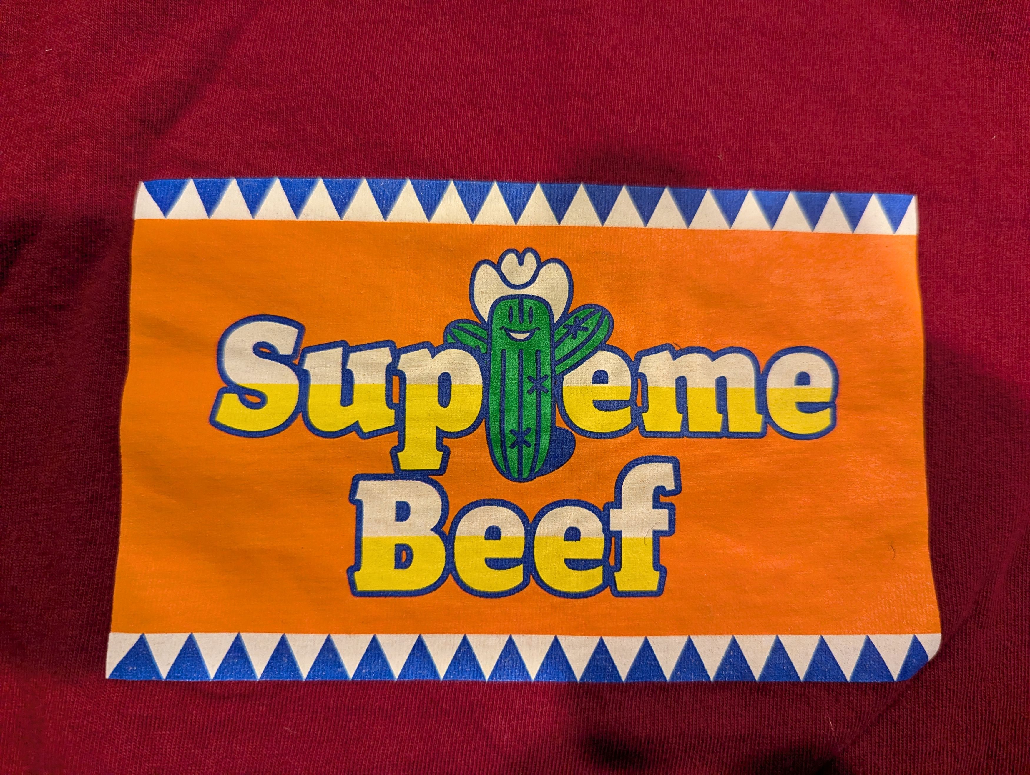 Supreme Supreme Beef Tee in Red Size US M / EU 48-50 / 2 - 2 Thumbnail
