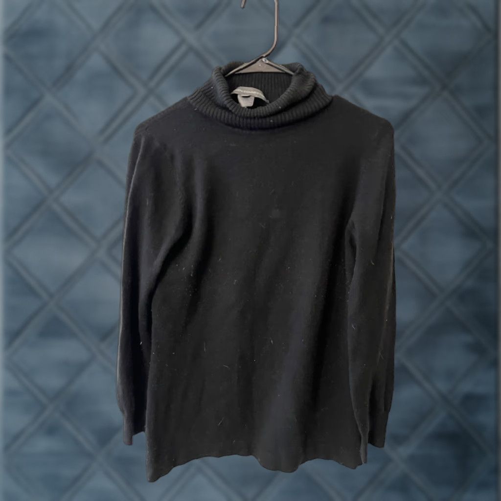 French Connection French Connection Women's Sweater Roll Neck Black Acrylic Blend Size Medium Pullover Womens Size M / US 6-8 / IT 42-44 - 1 Thumbnail