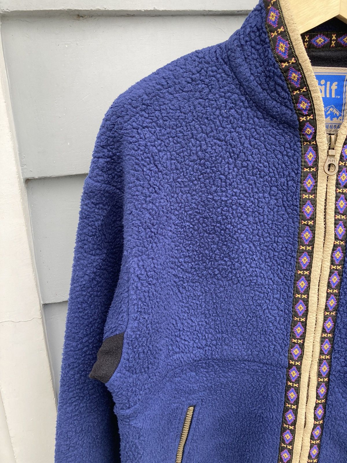 Polartec Vintage Alf Polartec Made In Usa Navajo Riri Zipper Fleece Size US S / EU 44-46 / 1 - 3 Thumbnail